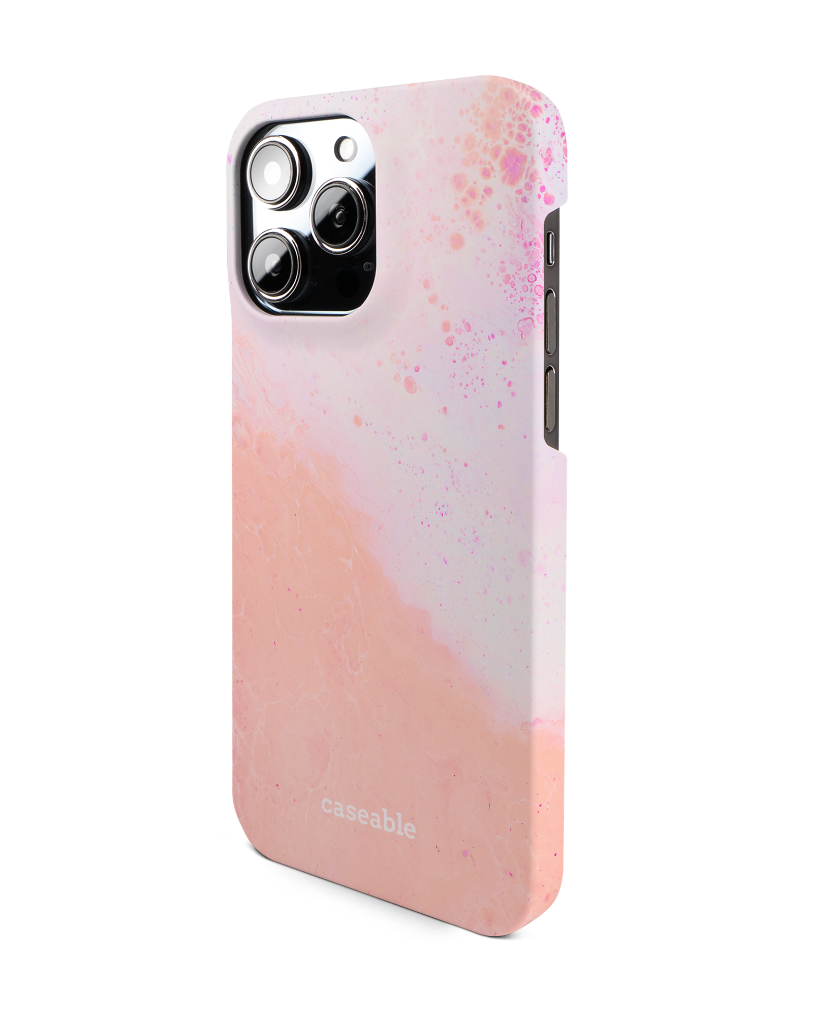 Peaches & Cream Marble Hard Shell Phone Case Apple iPhone 14 Pro Max