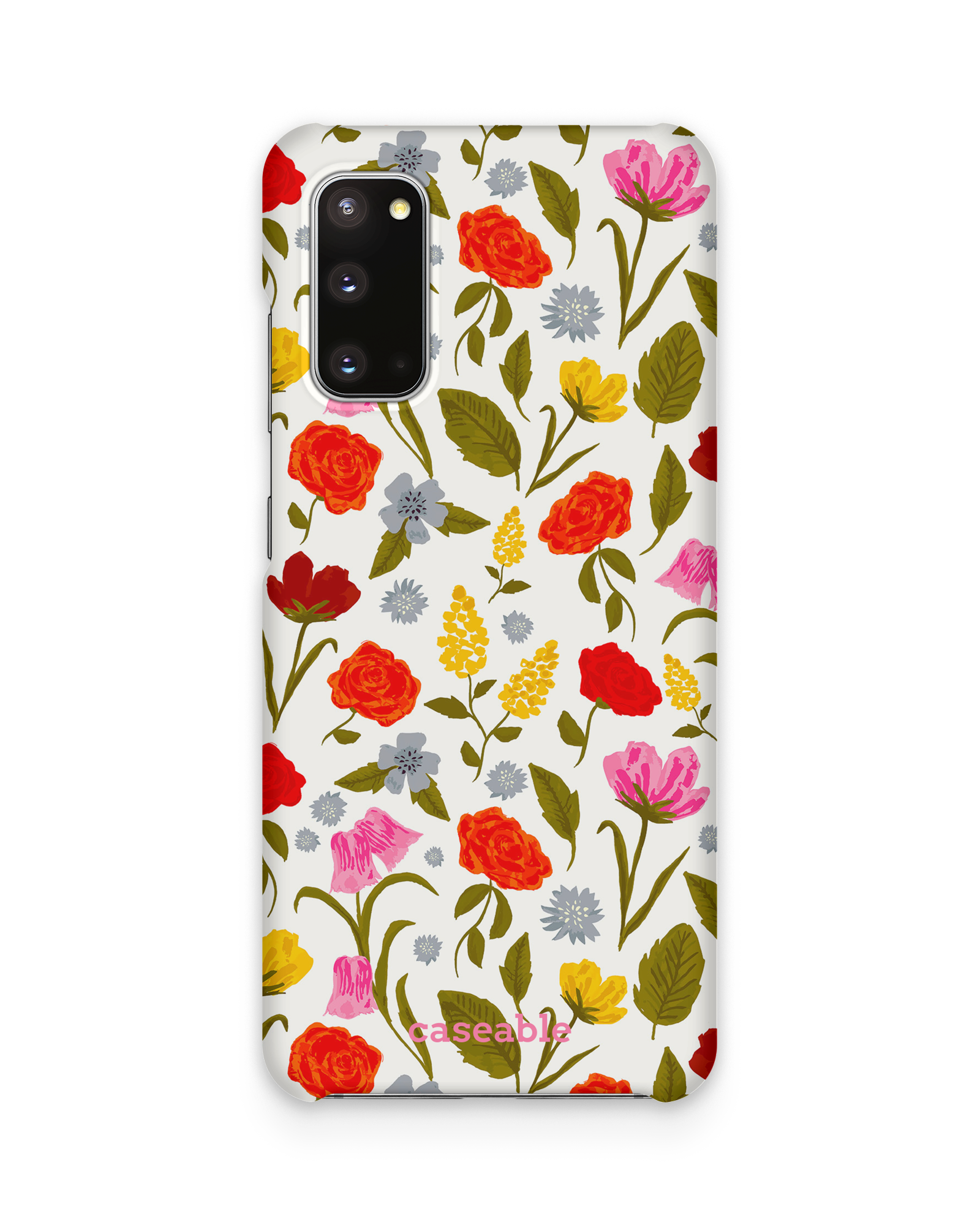 Botanical Beauties Hard Shell Phone Case Samsung Galaxy S20