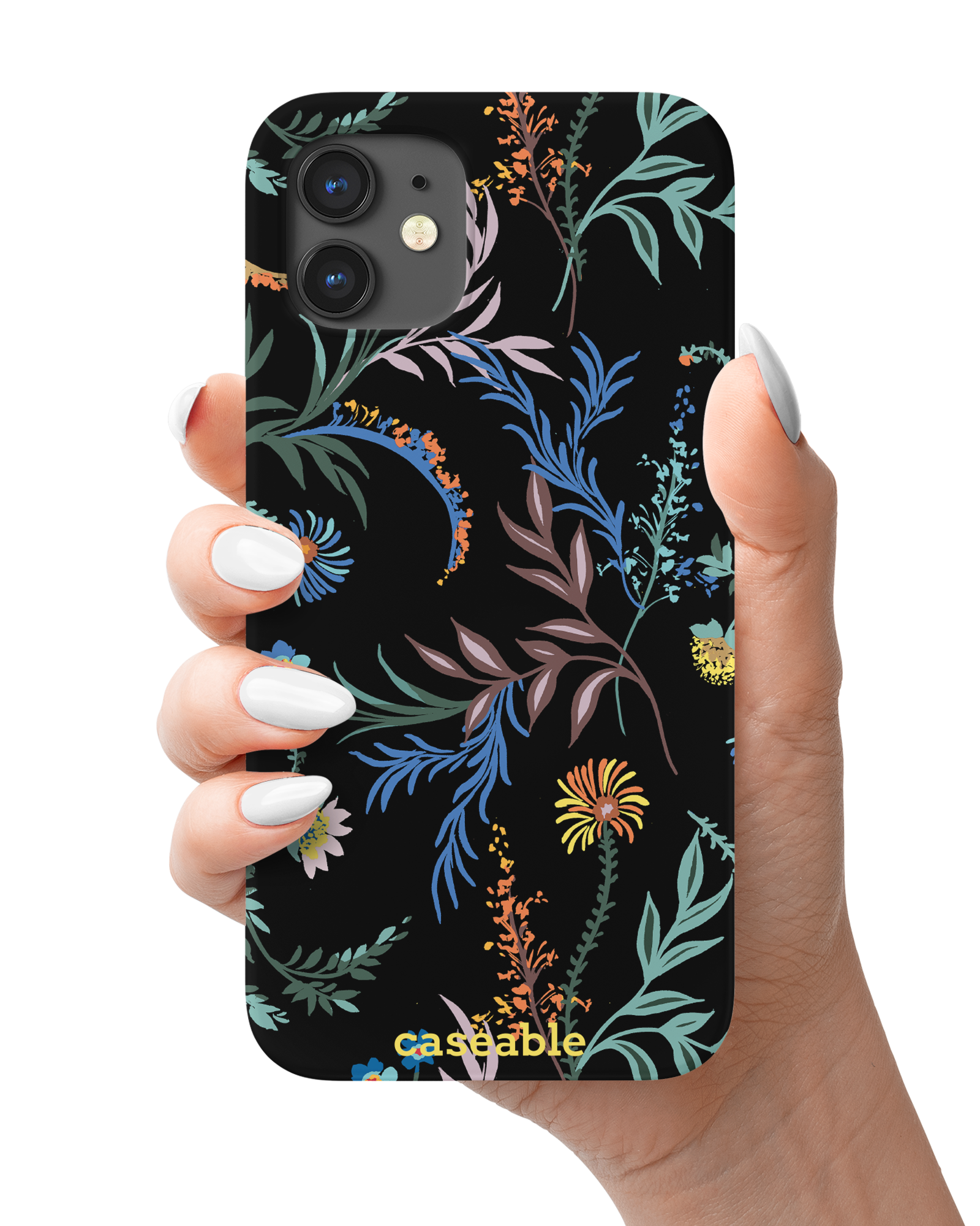 Woodland Spring Floral Hard Shell Phone Case Apple iPhone 12 mini