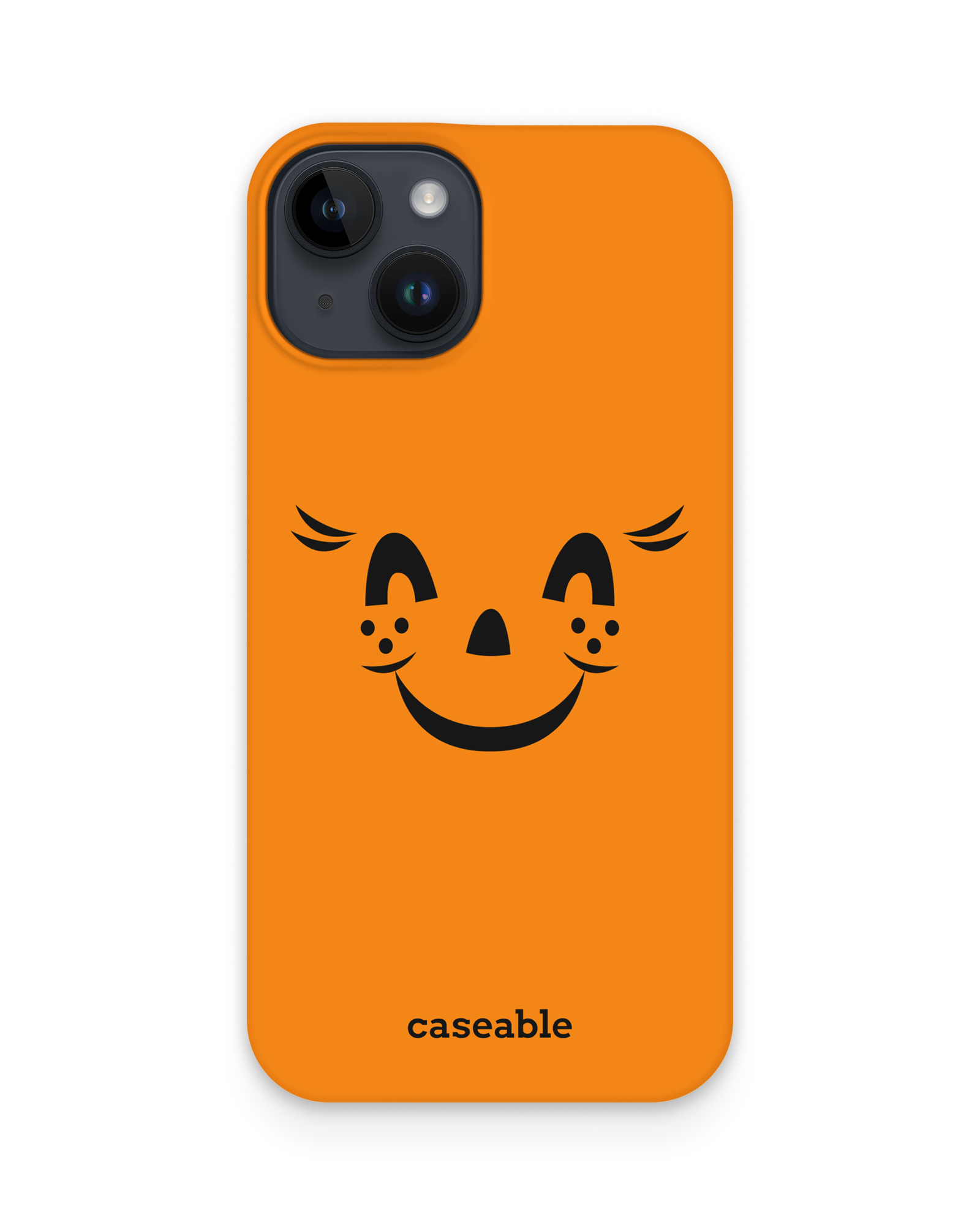 Pumpkin Smiles Hard Shell Phone Case Apple iPhone 14