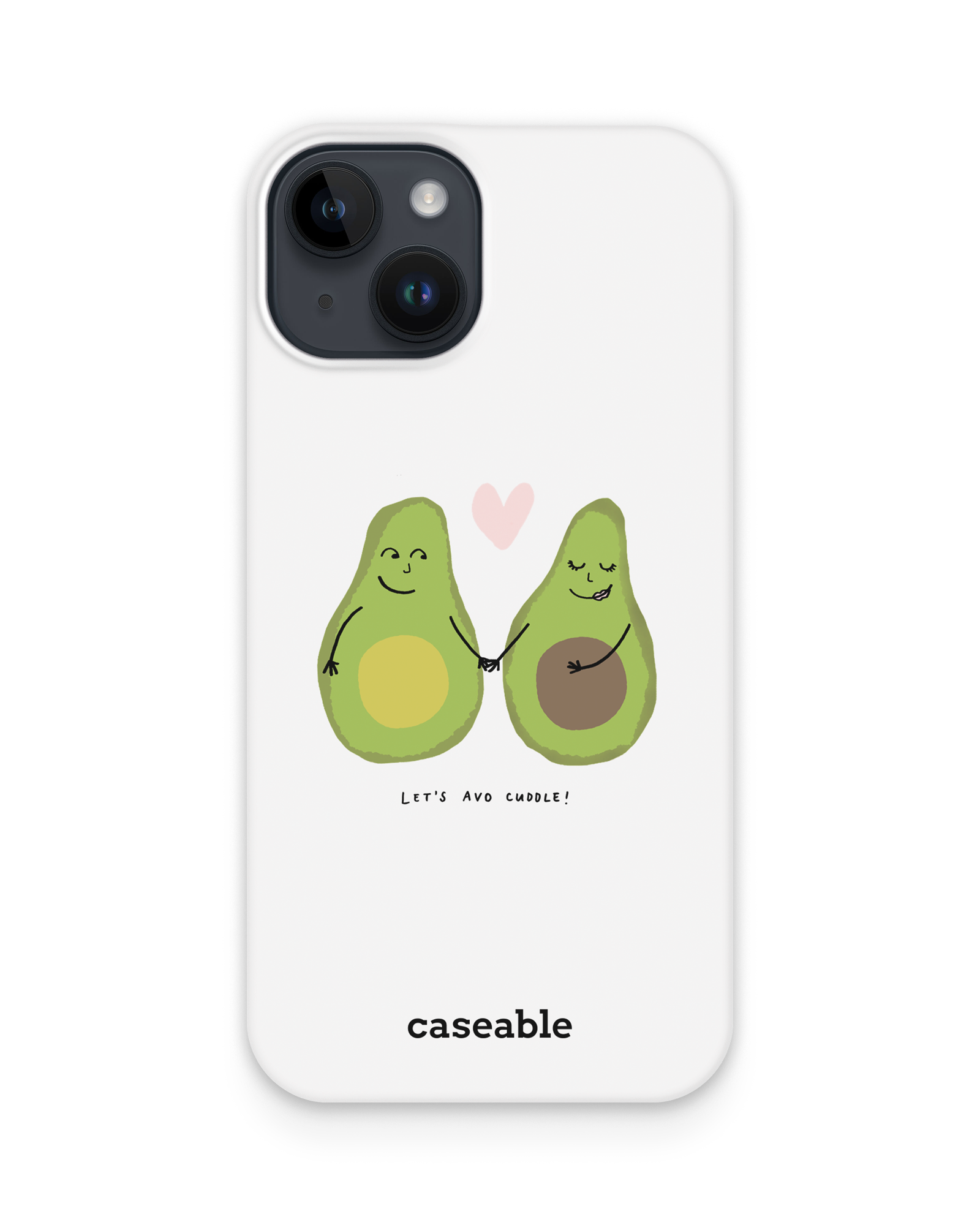 Avocado Hard Shell Phone Case Apple iPhone 14