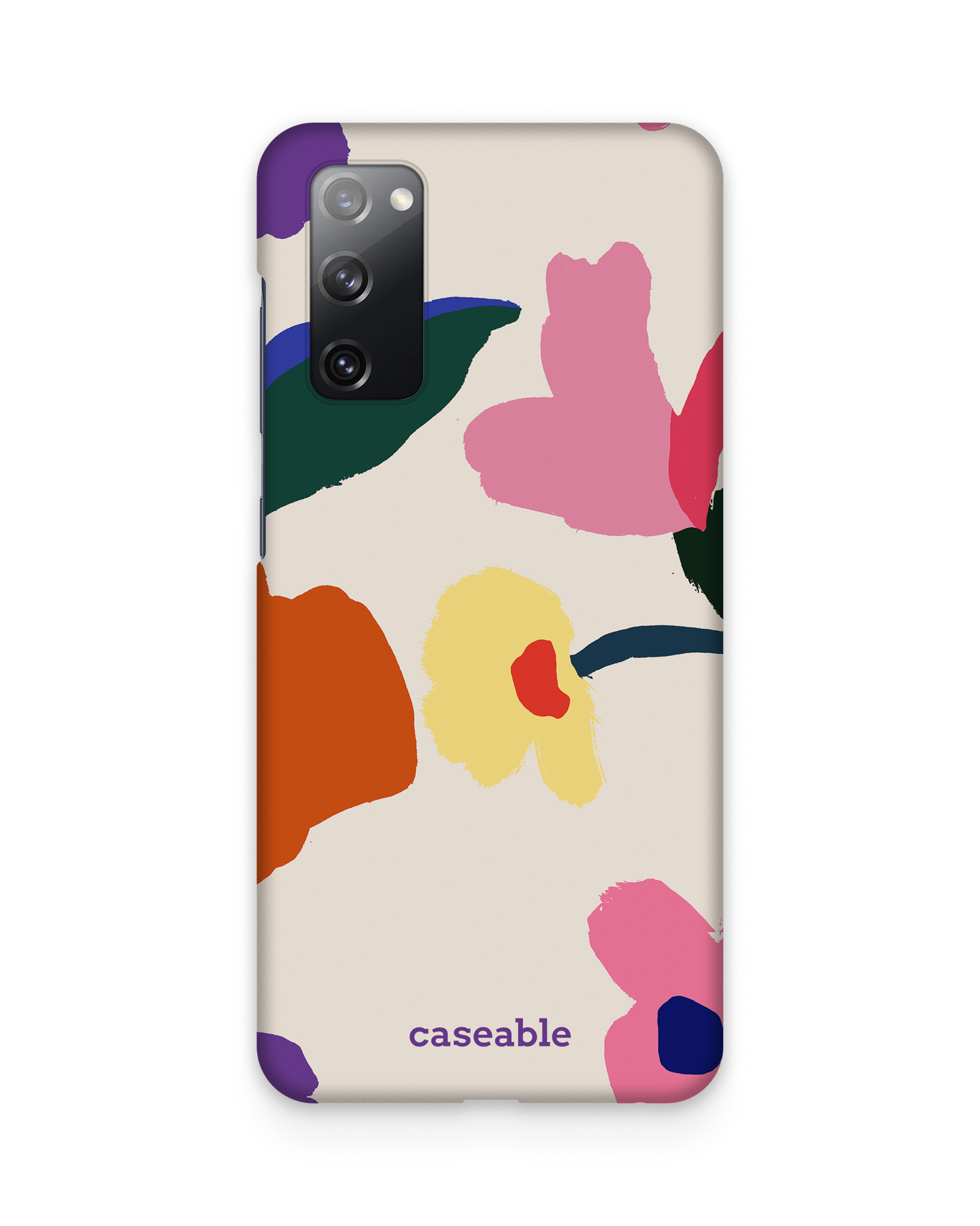 Handpainted Blooms Hard Shell Phone Case Samsung Galaxy S20 FE (Fan Edition)