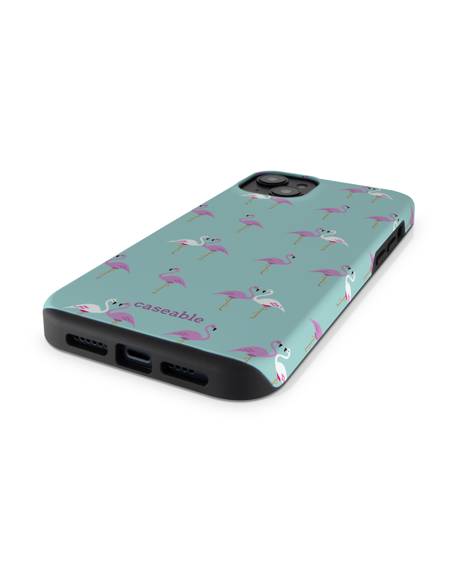 Two Flamingos Premium Phone Case Apple iPhone 14 Plus