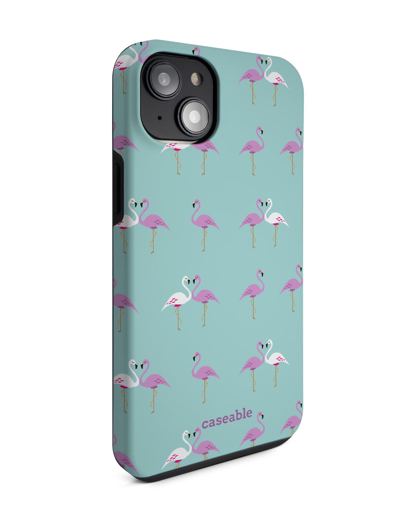Two Flamingos Premium Phone Case Apple iPhone 14 Plus