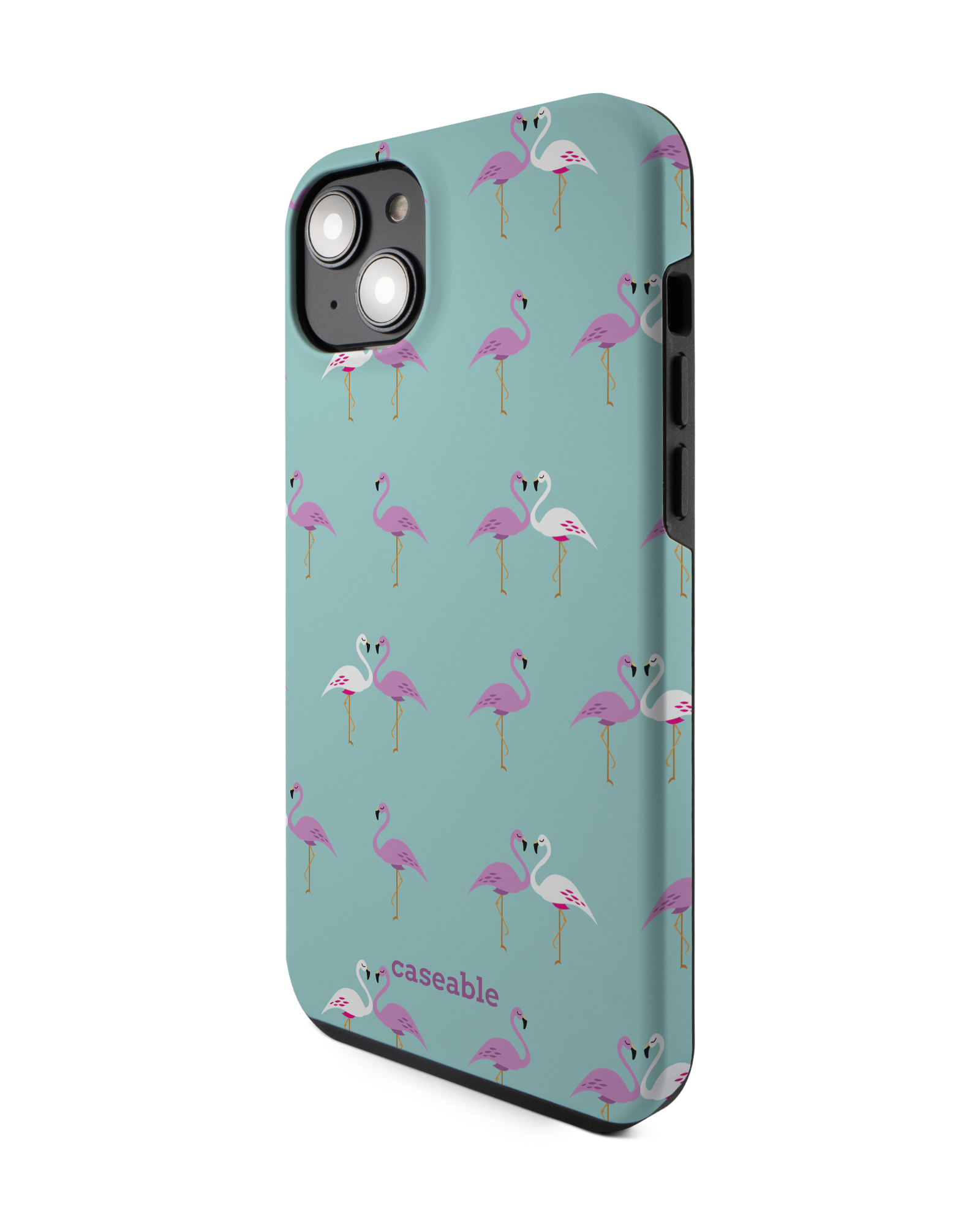 Two Flamingos Premium Phone Case Apple iPhone 14 Plus