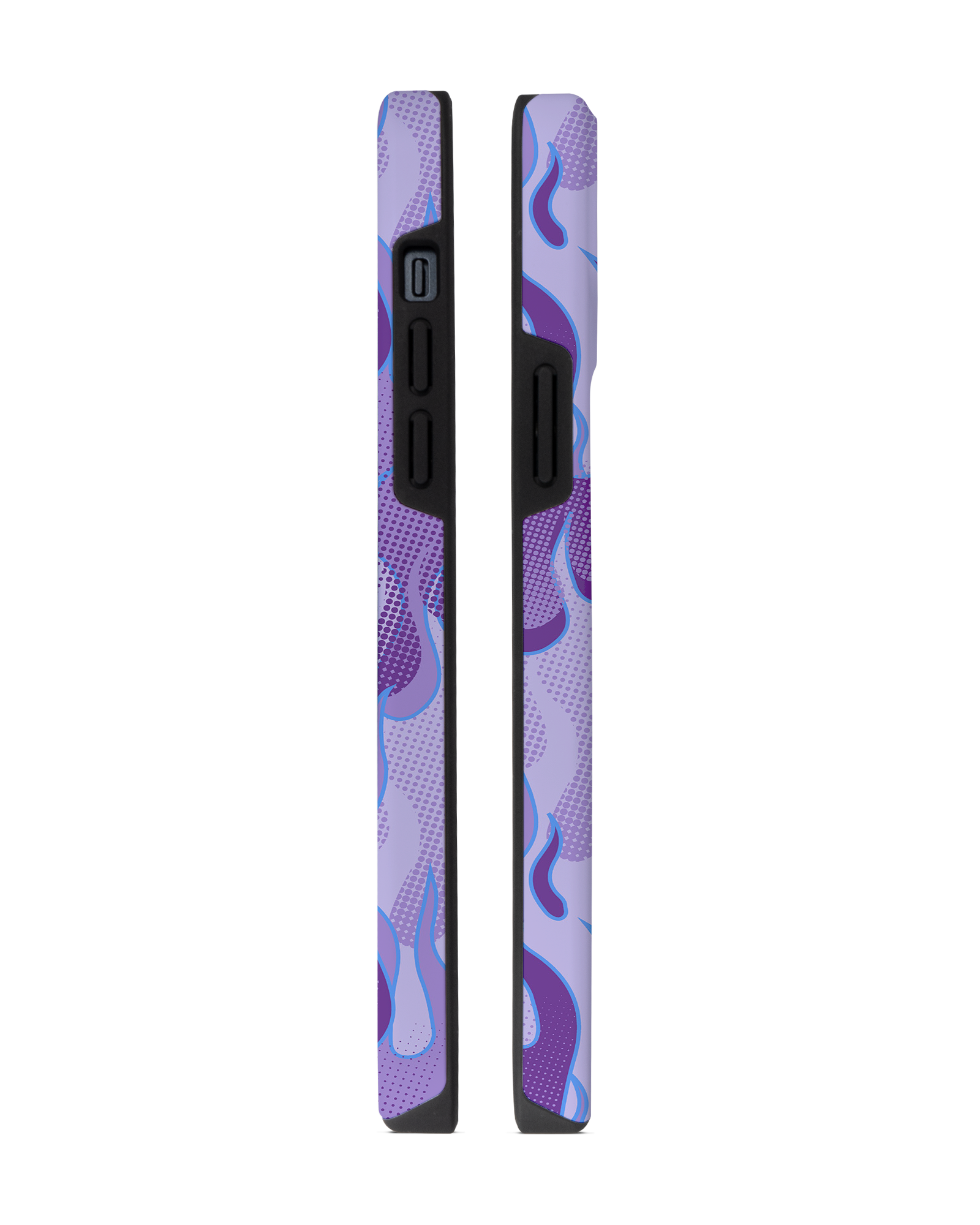 Purple Flames Premium Phone Case Apple iPhone 14 Plus