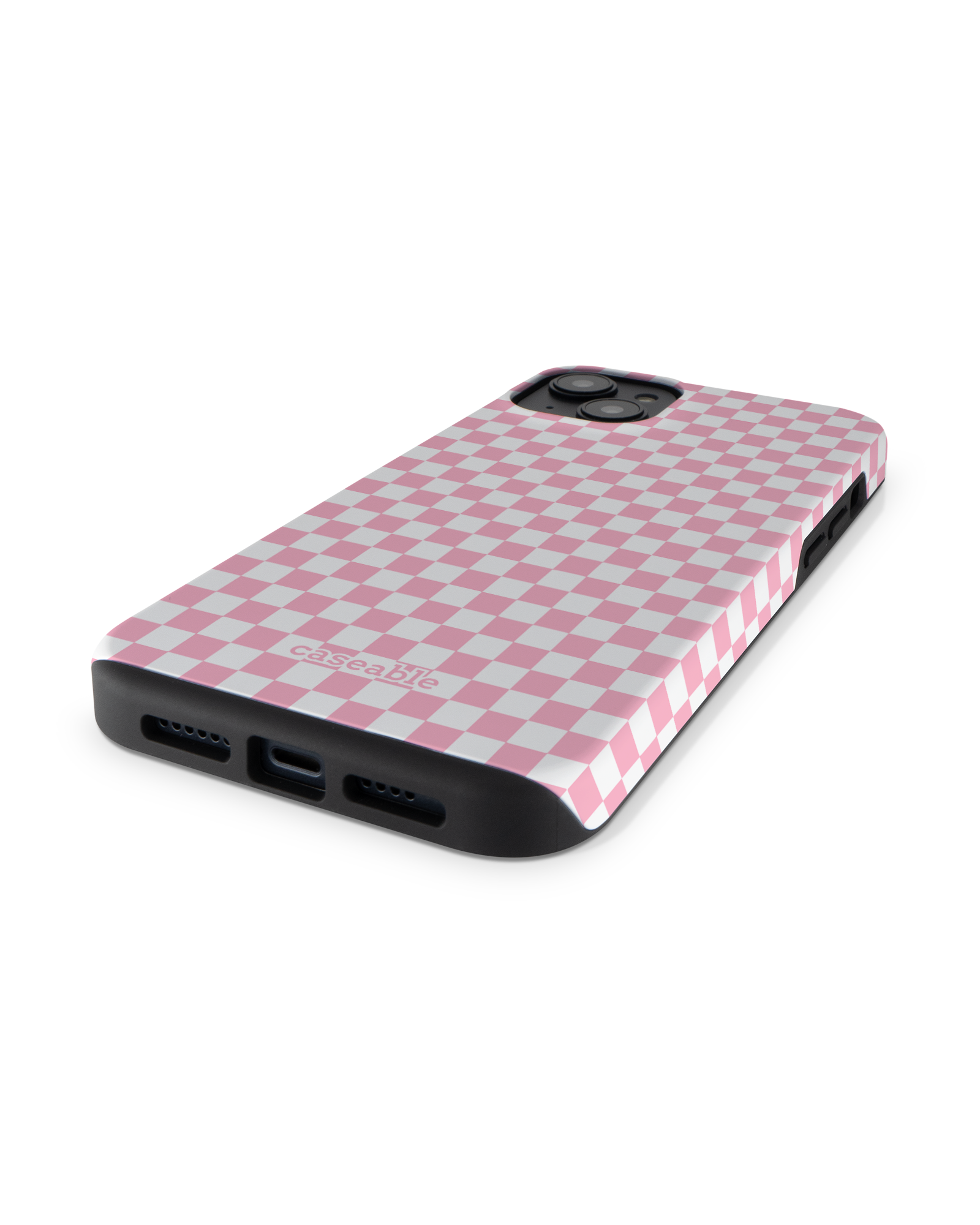 Pink Checkerboard Premium Phone Case Apple iPhone 14 Plus