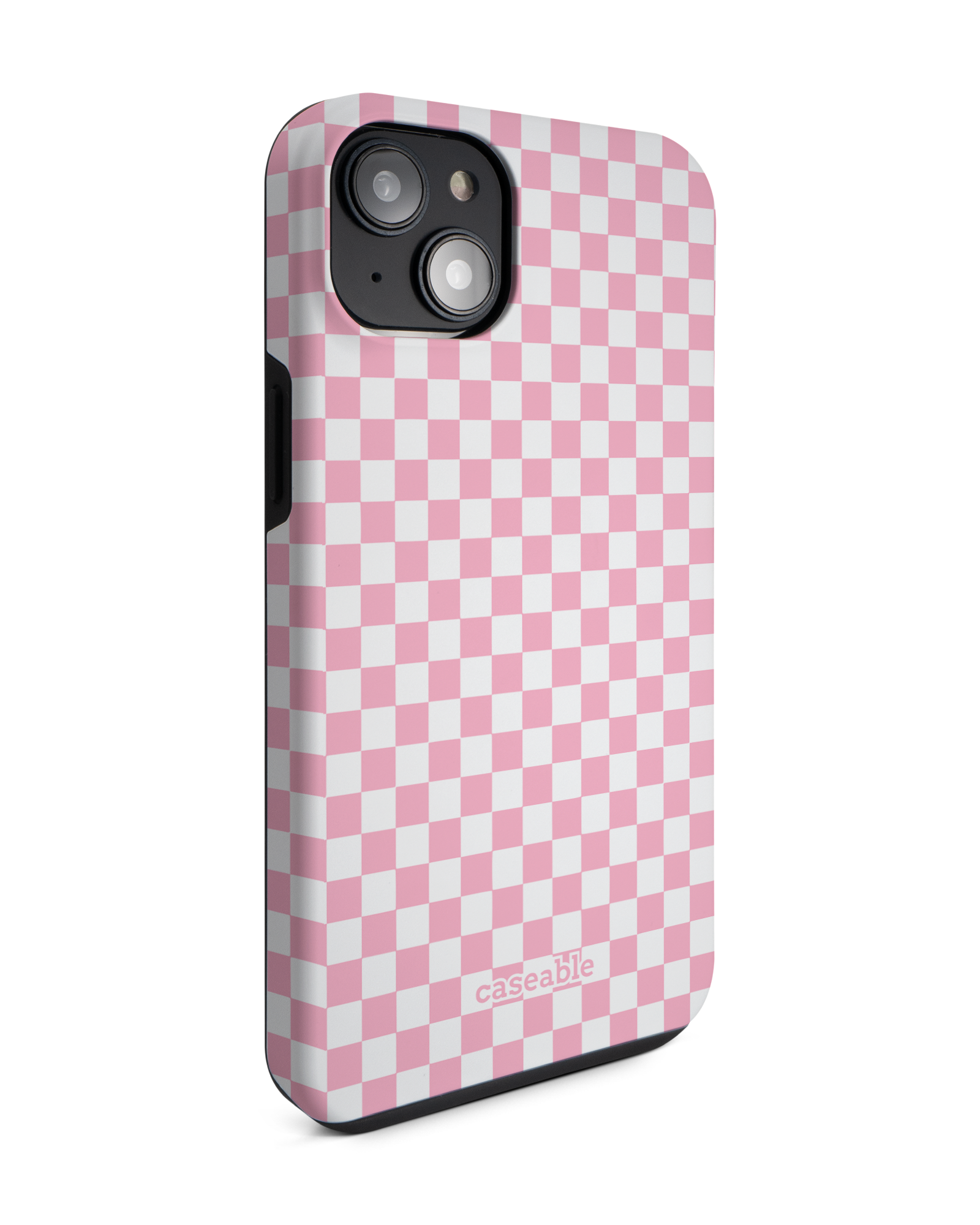 Pink Checkerboard Premium Phone Case Apple iPhone 14 Plus