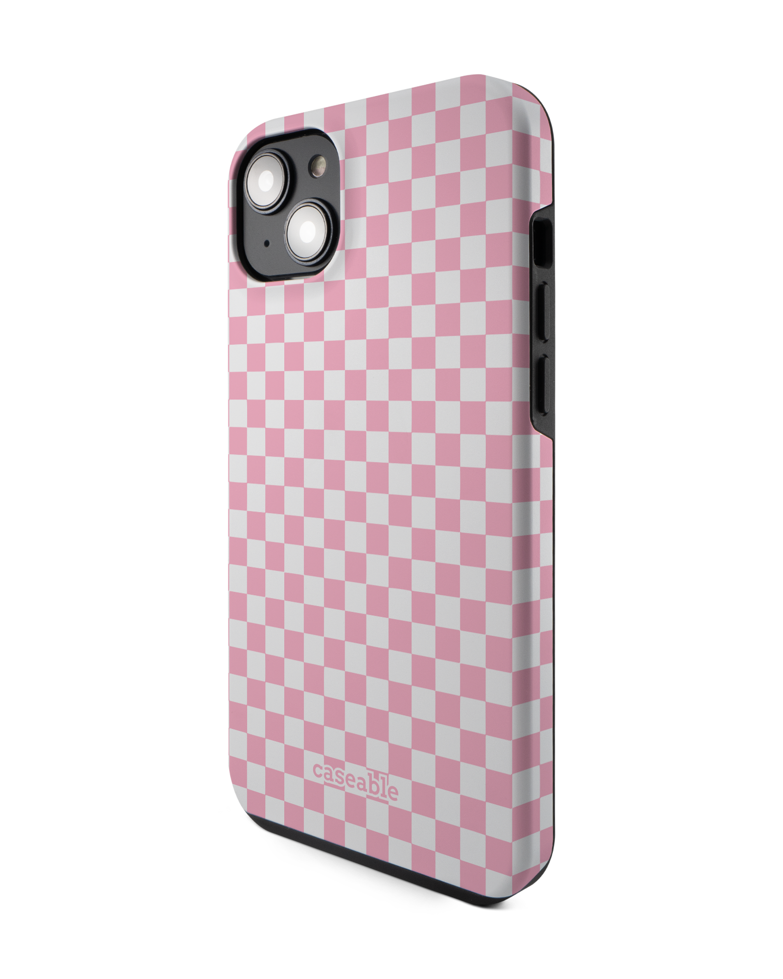 Pink Checkerboard Premium Phone Case Apple iPhone 14 Plus