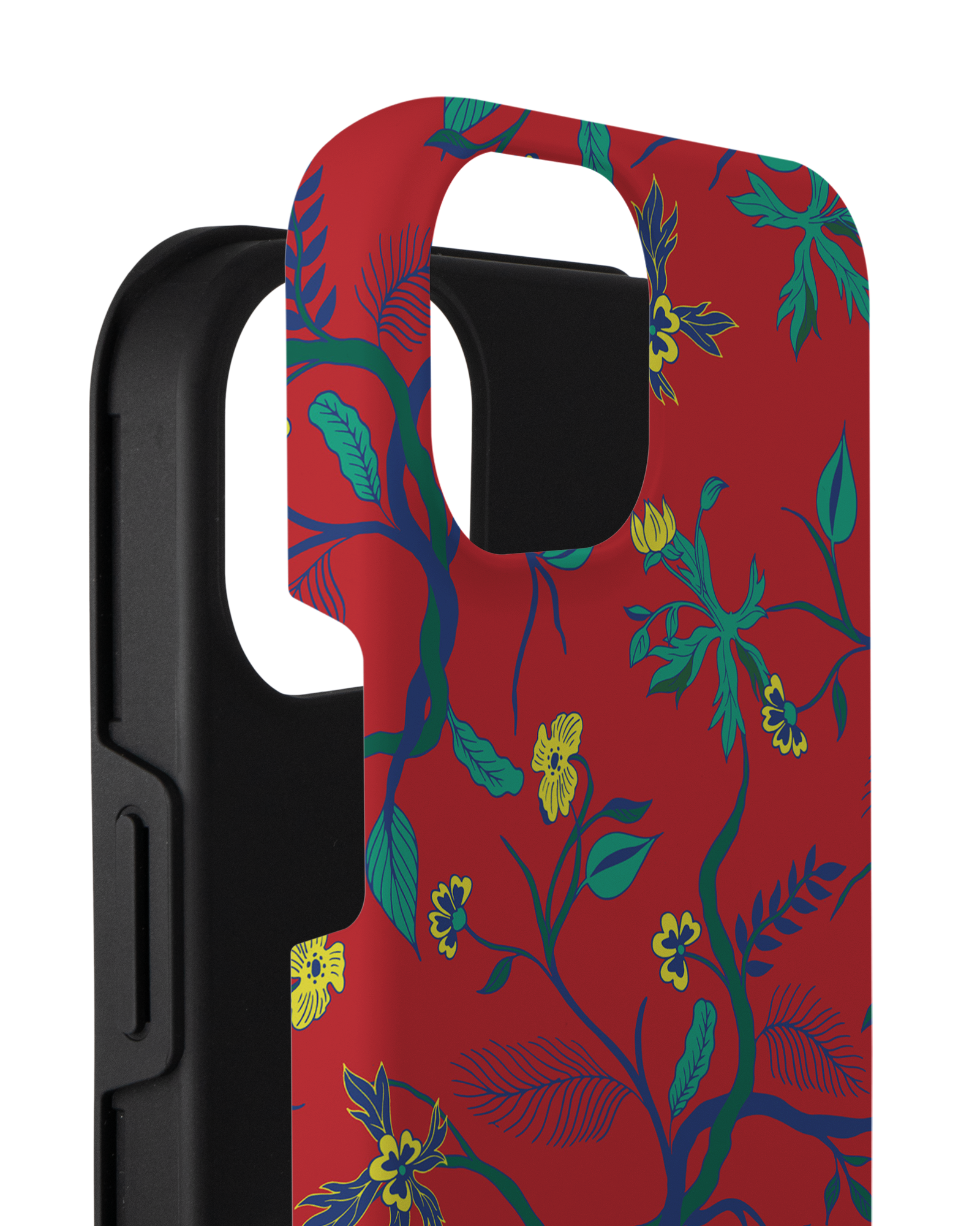 Ultra Red Floral Premium Phone Case Apple iPhone 14 Plus