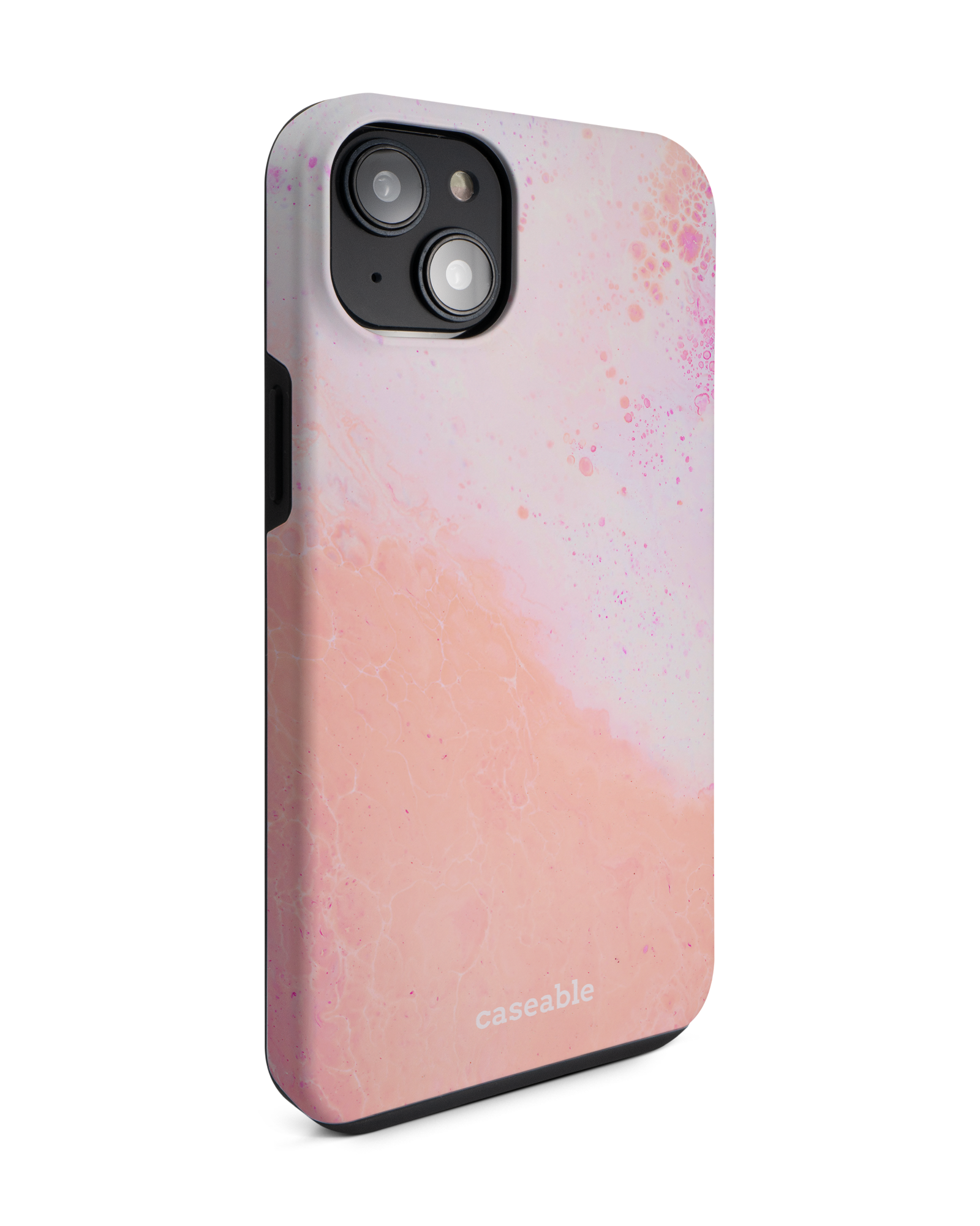 Peaches & Cream Marble Premium Phone Case Apple iPhone 14 Plus