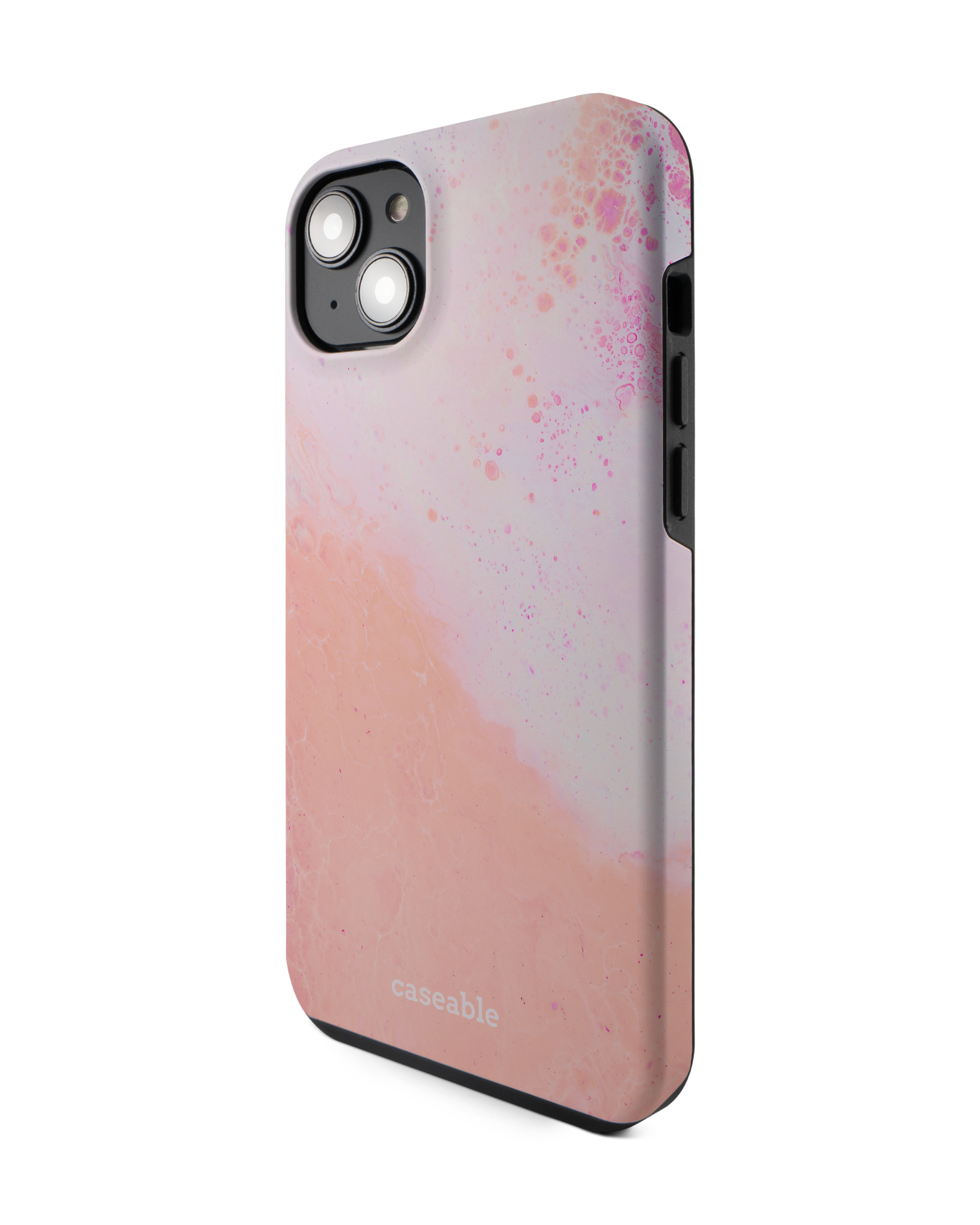 Peaches & Cream Marble Premium Phone Case Apple iPhone 14 Plus