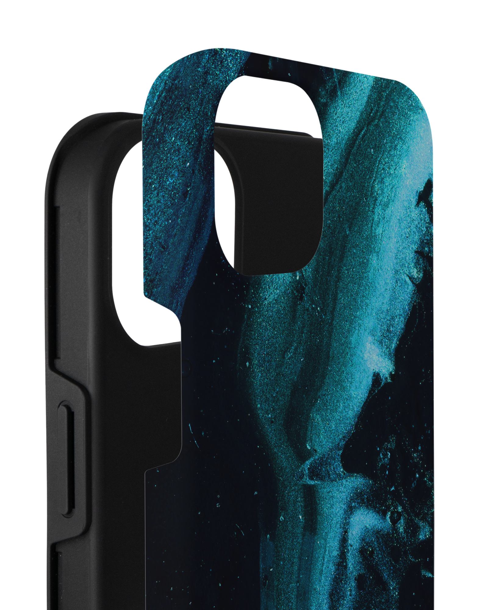 Deep Turquoise Sparkle Premium Phone Case Apple iPhone 14 Plus