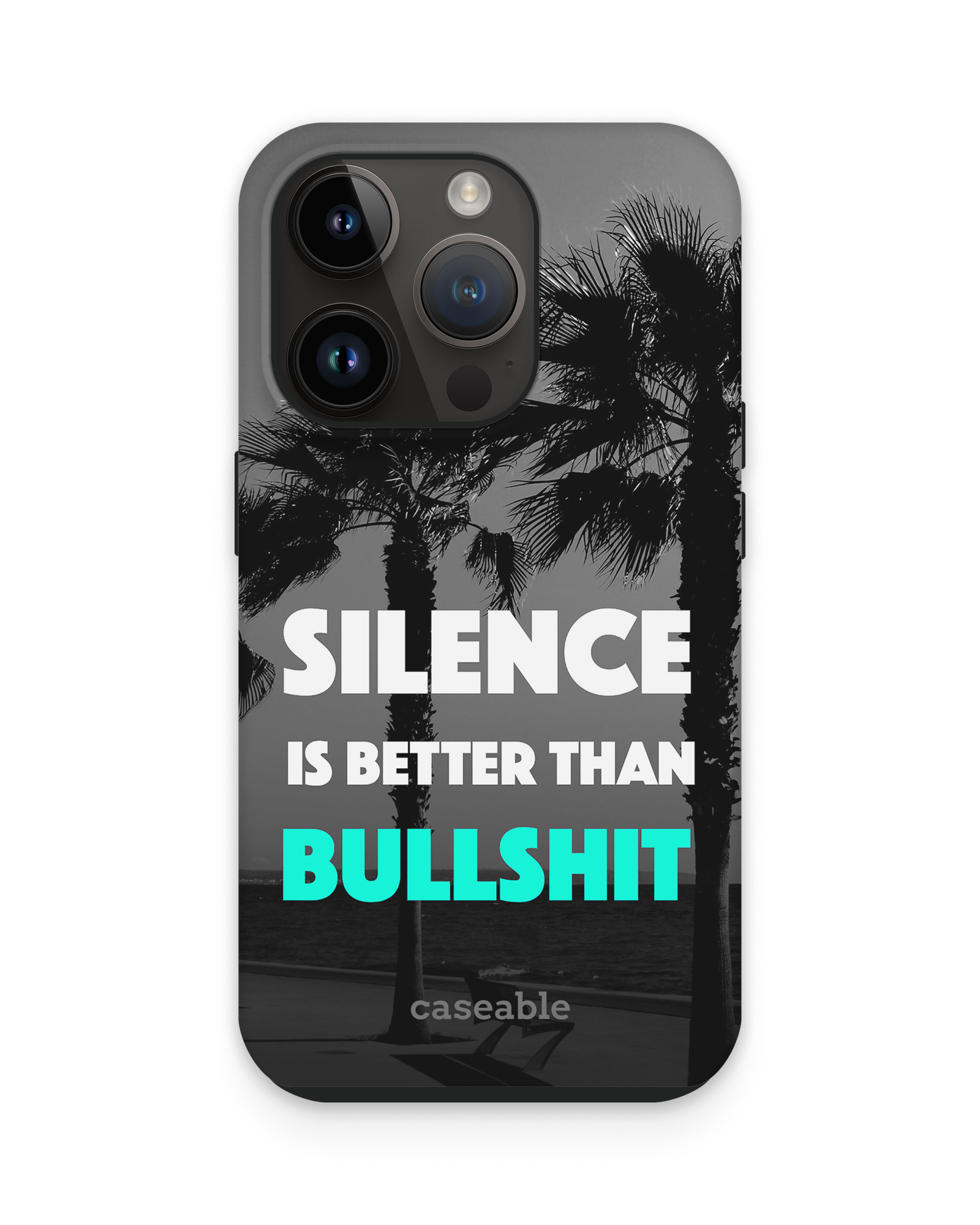 Silence is Better Premium Phone Case Apple iPhone 15 Pro