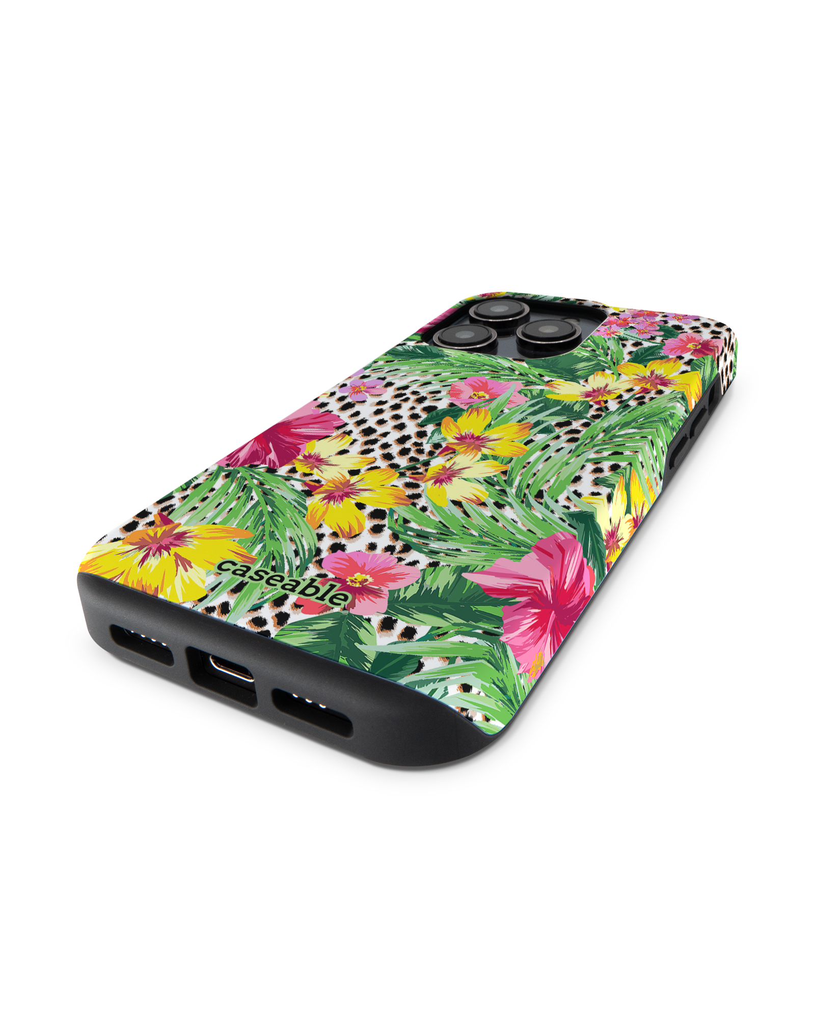 Tropical Cheetah Premium Phone Case Apple iPhone 14 Pro