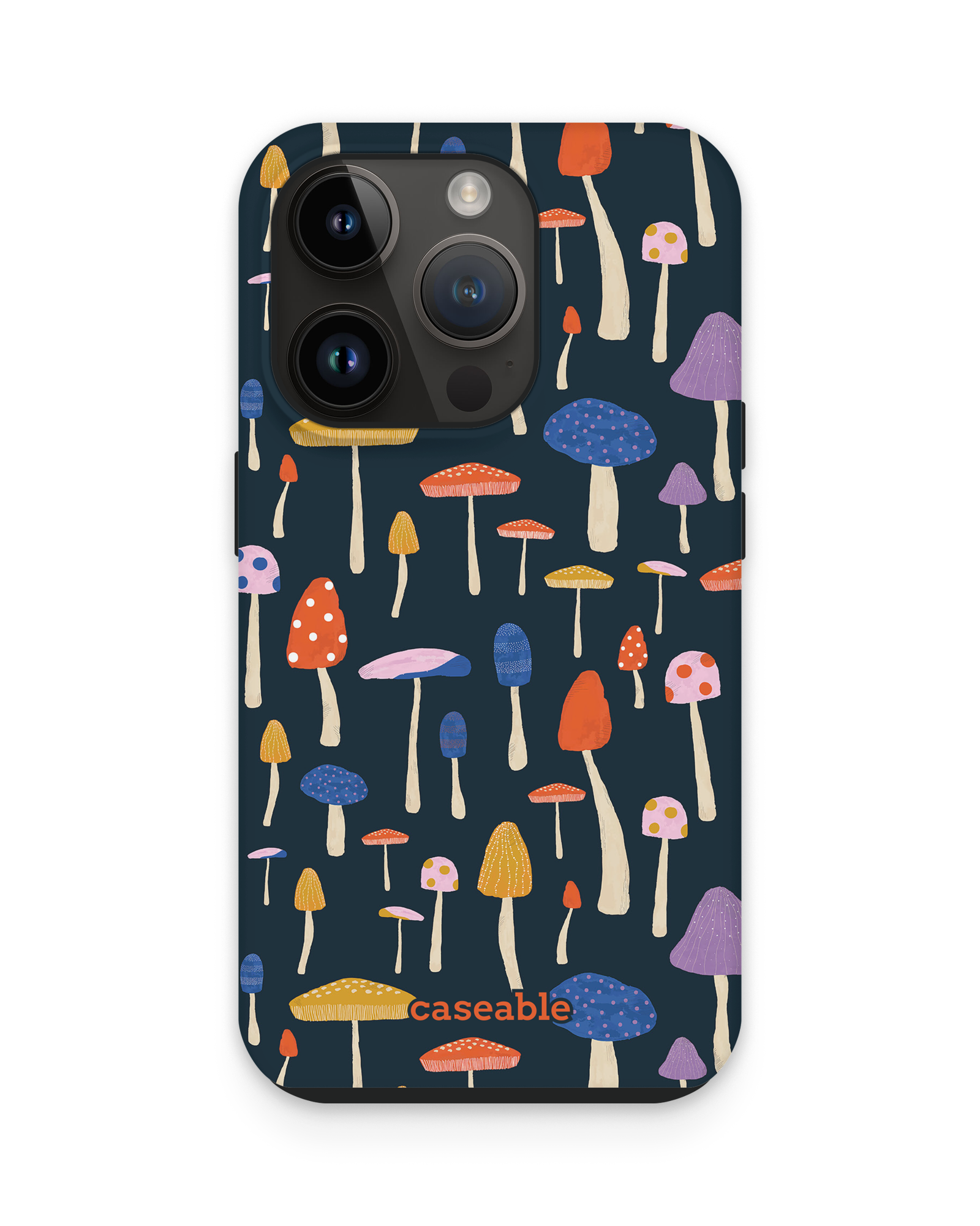 Mushroom Delights Premium Phone Case Apple iPhone 15 Pro