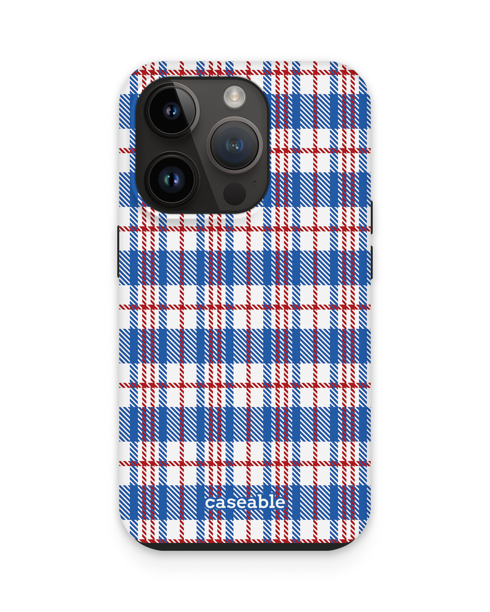 Plaid Market Bag Premium Phone Case Apple iPhone 15 Pro