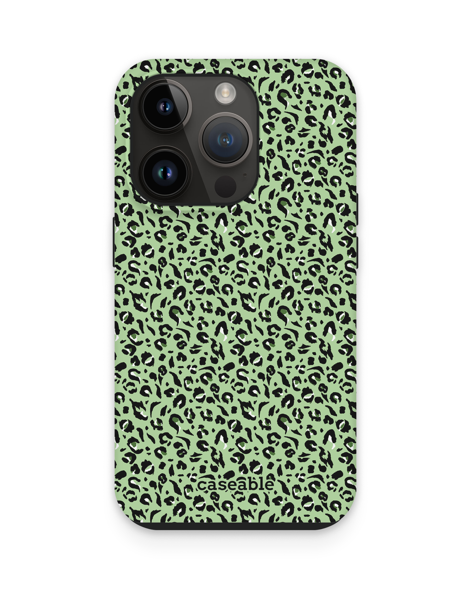 Mint Leopard Premium Phone Case Apple iPhone 14 Pro