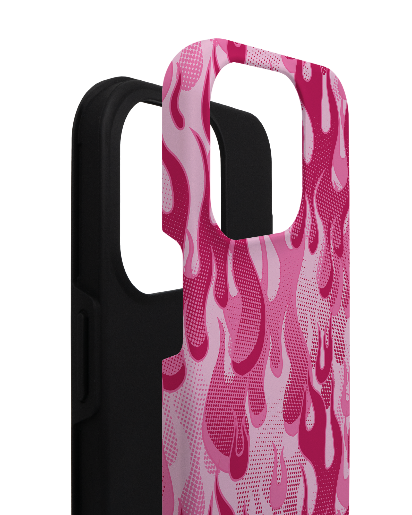 Pink Flames Premium Phone Case Apple iPhone 14 Pro