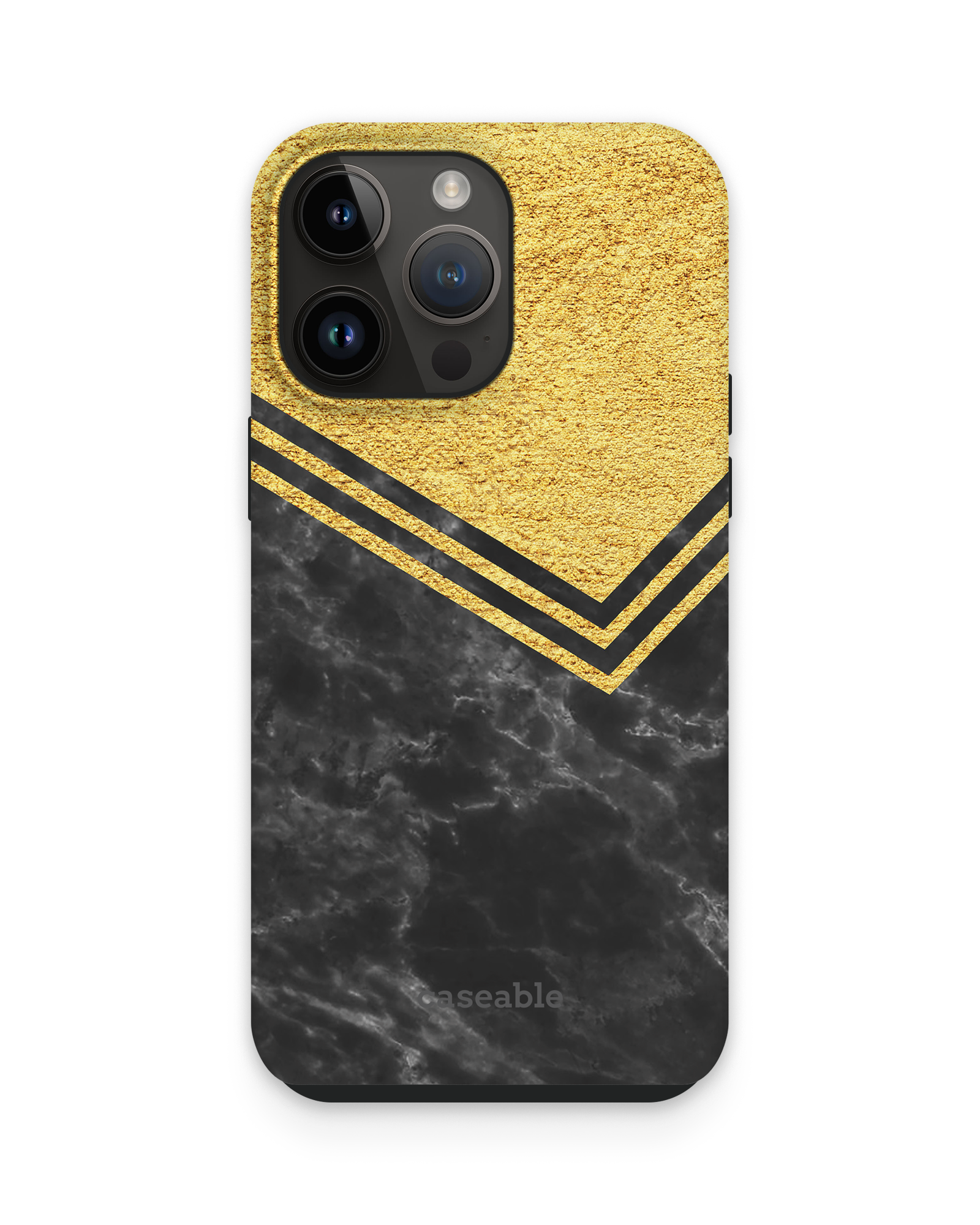 Gold Marble Premium Phone Case Apple iPhone 15 Pro Max