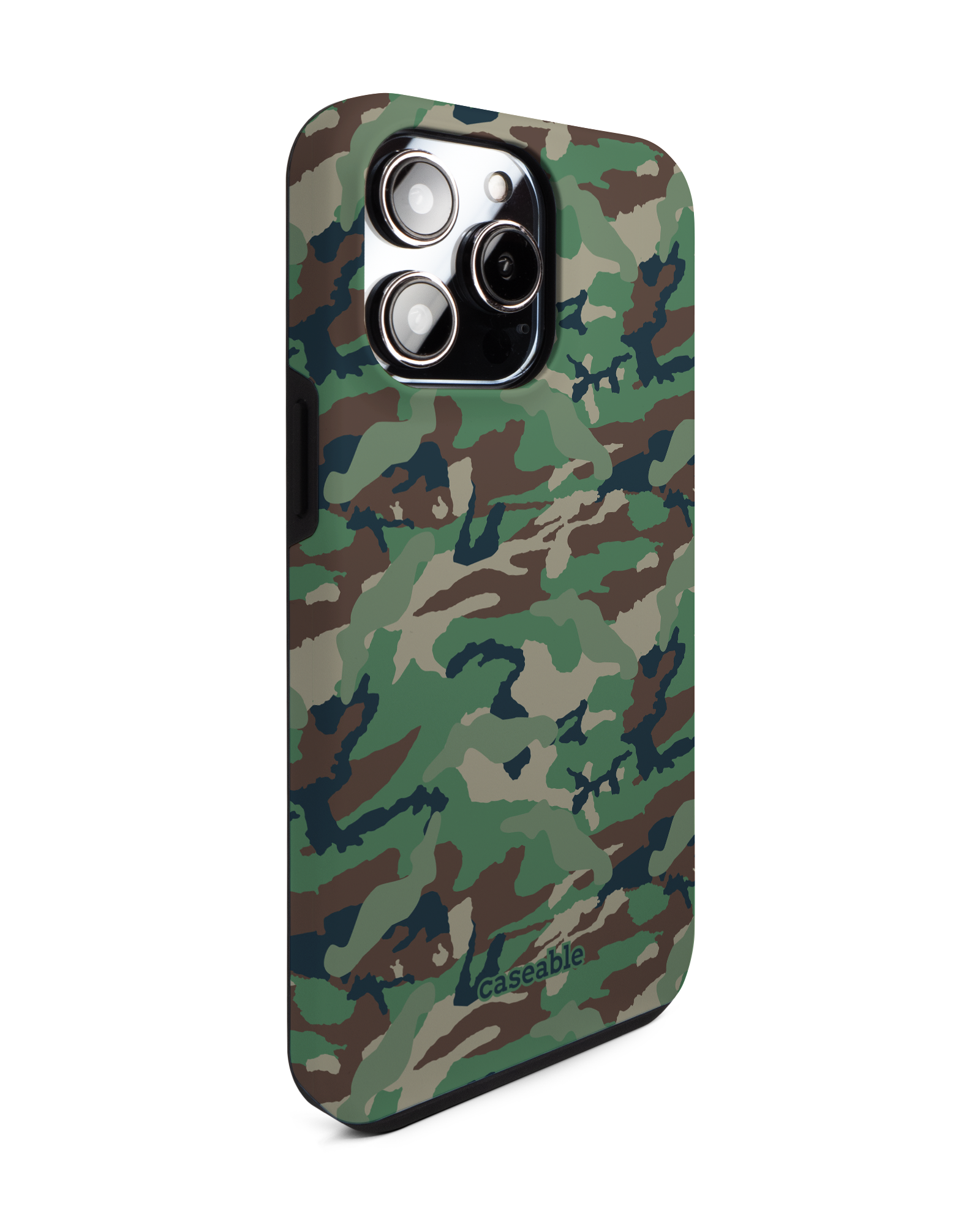 Green and Brown Camo Premium Phone Case Apple iPhone 14 Pro Max