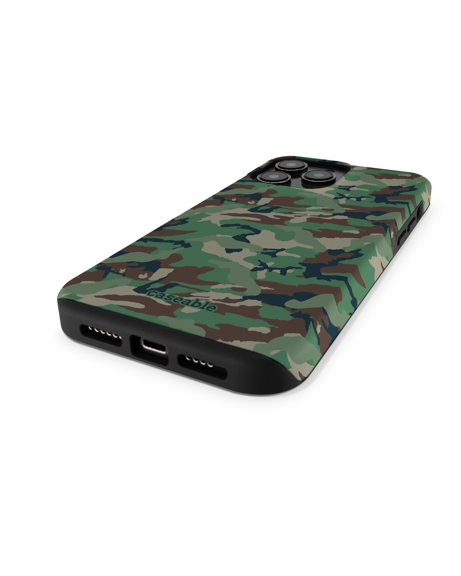 Green and Brown Camo Premium Phone Case Apple iPhone 14 Pro Max