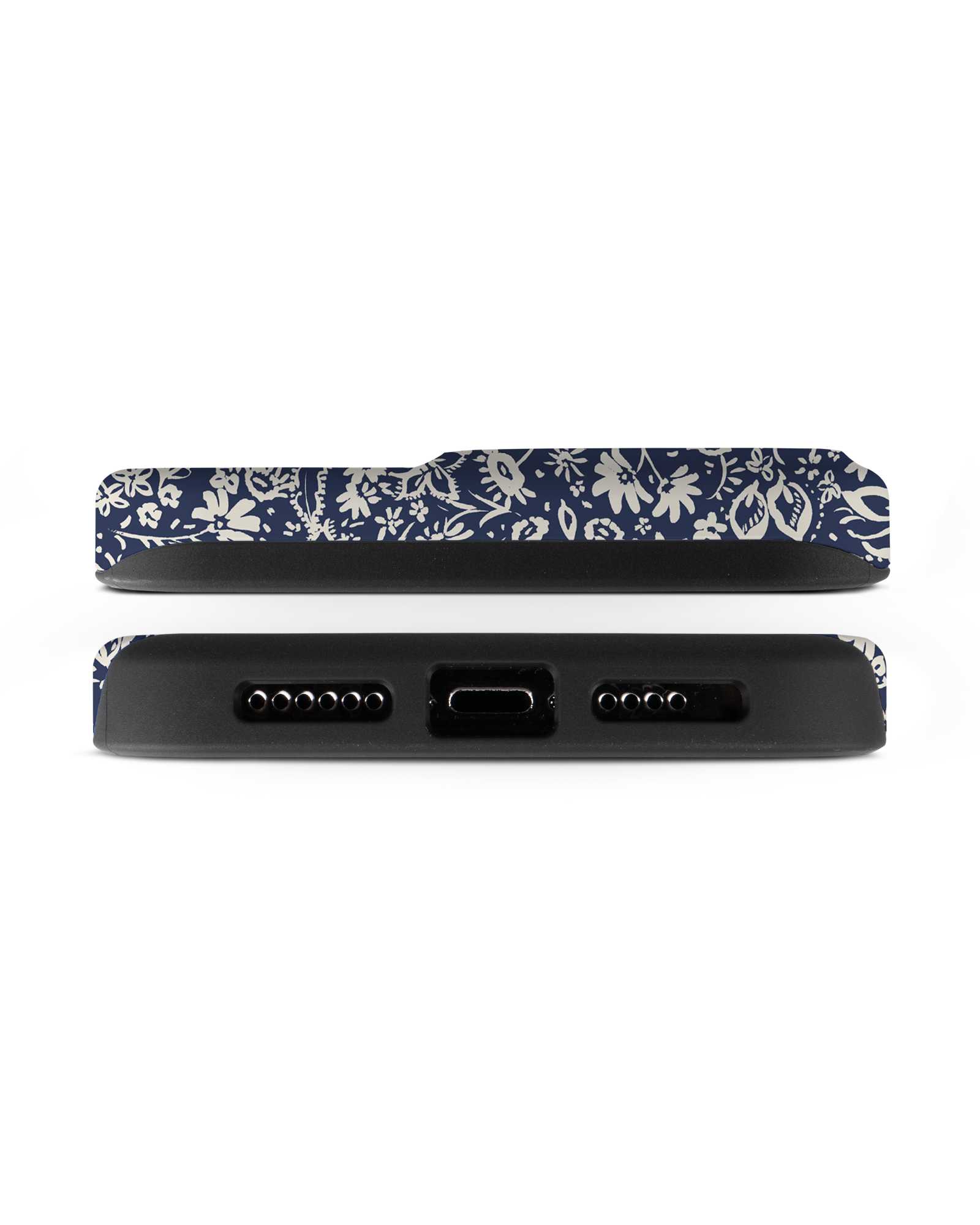 Ditsy Blue Paisley Premium Phone Case Apple iPhone 14 Pro Max