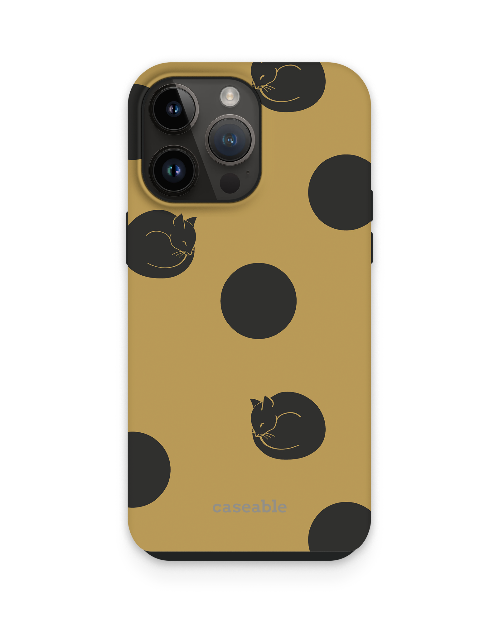 Polka Cats Premium Phone Case Apple iPhone 14 Pro Max