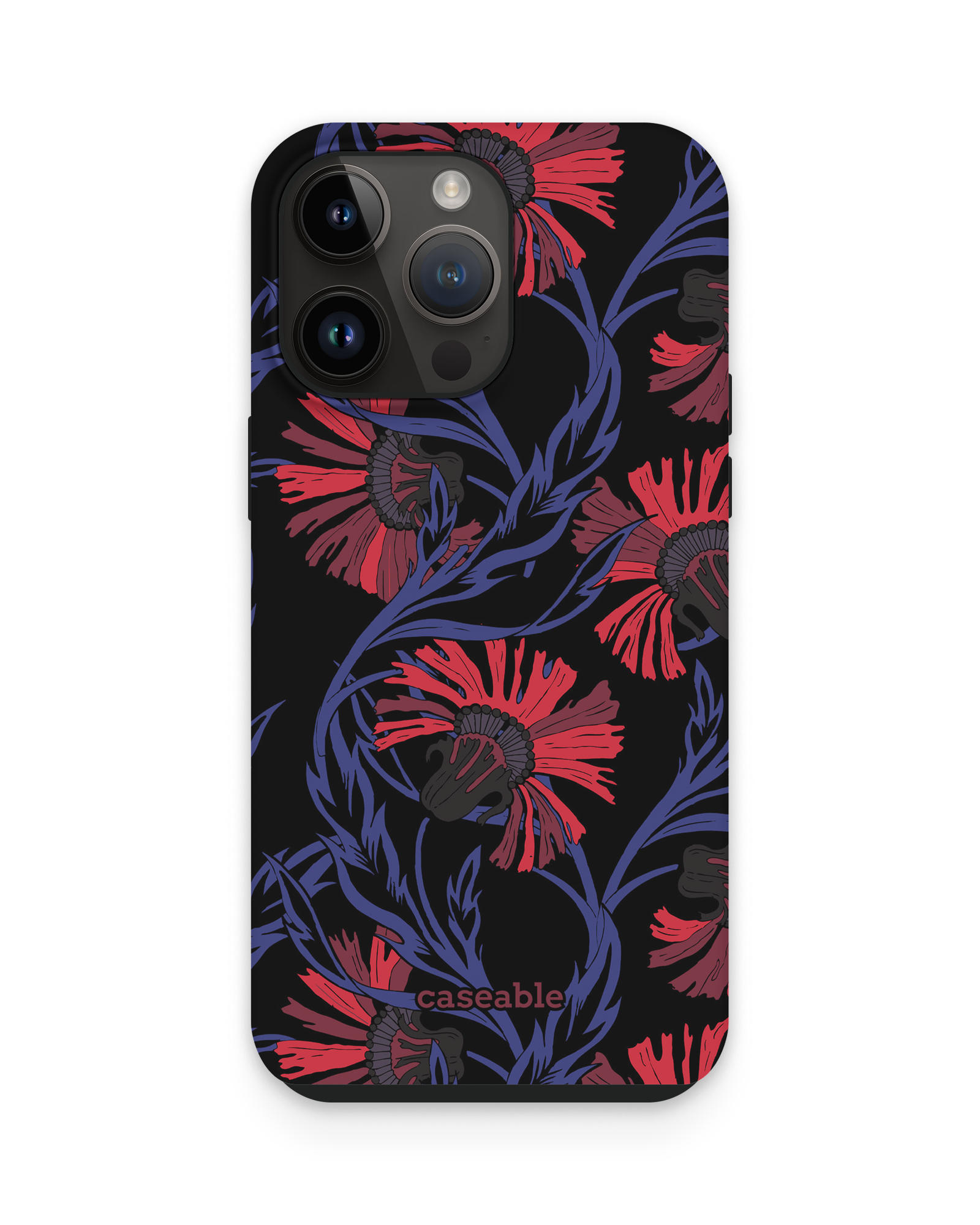 Midnight Floral Premium Phone Case Apple iPhone 14 Pro Max