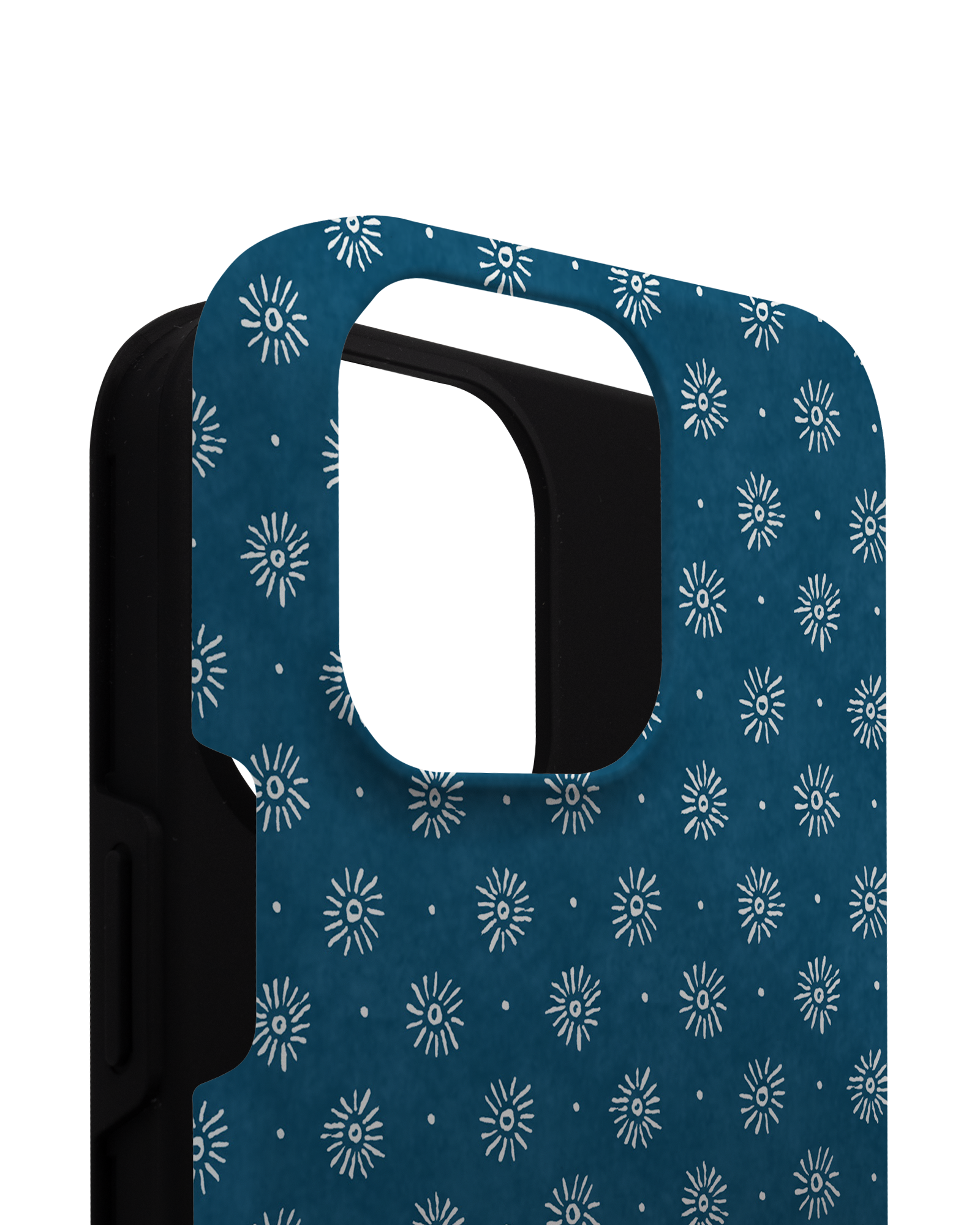 Indigo Sun Pattern Premium Phone Case Apple iPhone 14 Pro Max