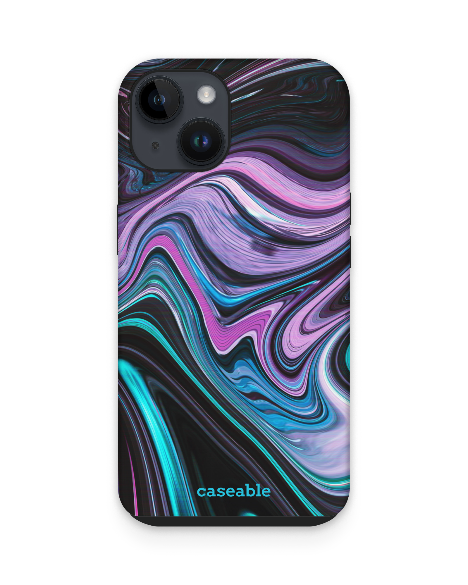 Digital Swirl Premium Phone Case Apple iPhone 15