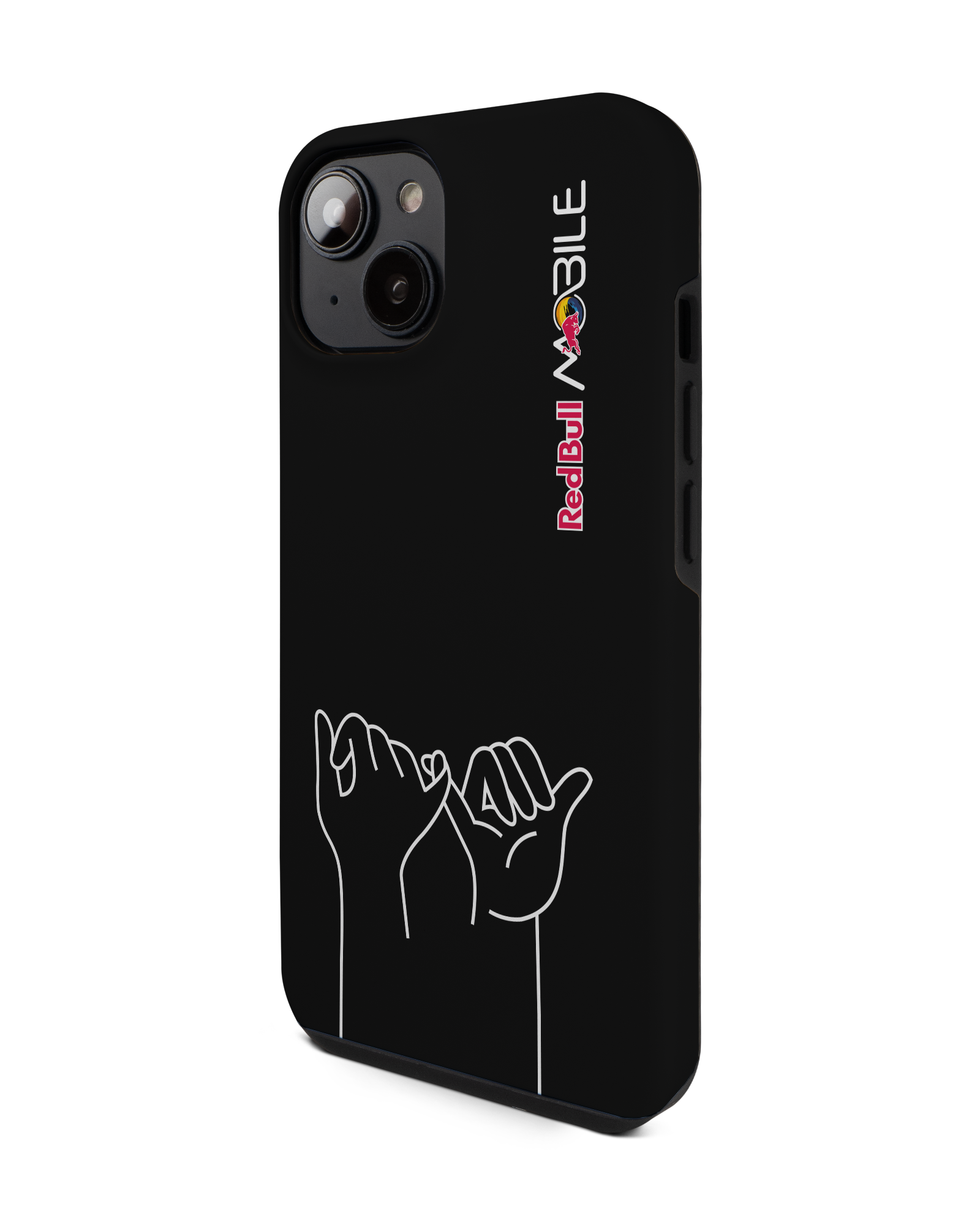 Red Bull MOBILE Black Premium Phone Case Apple iPhone 14