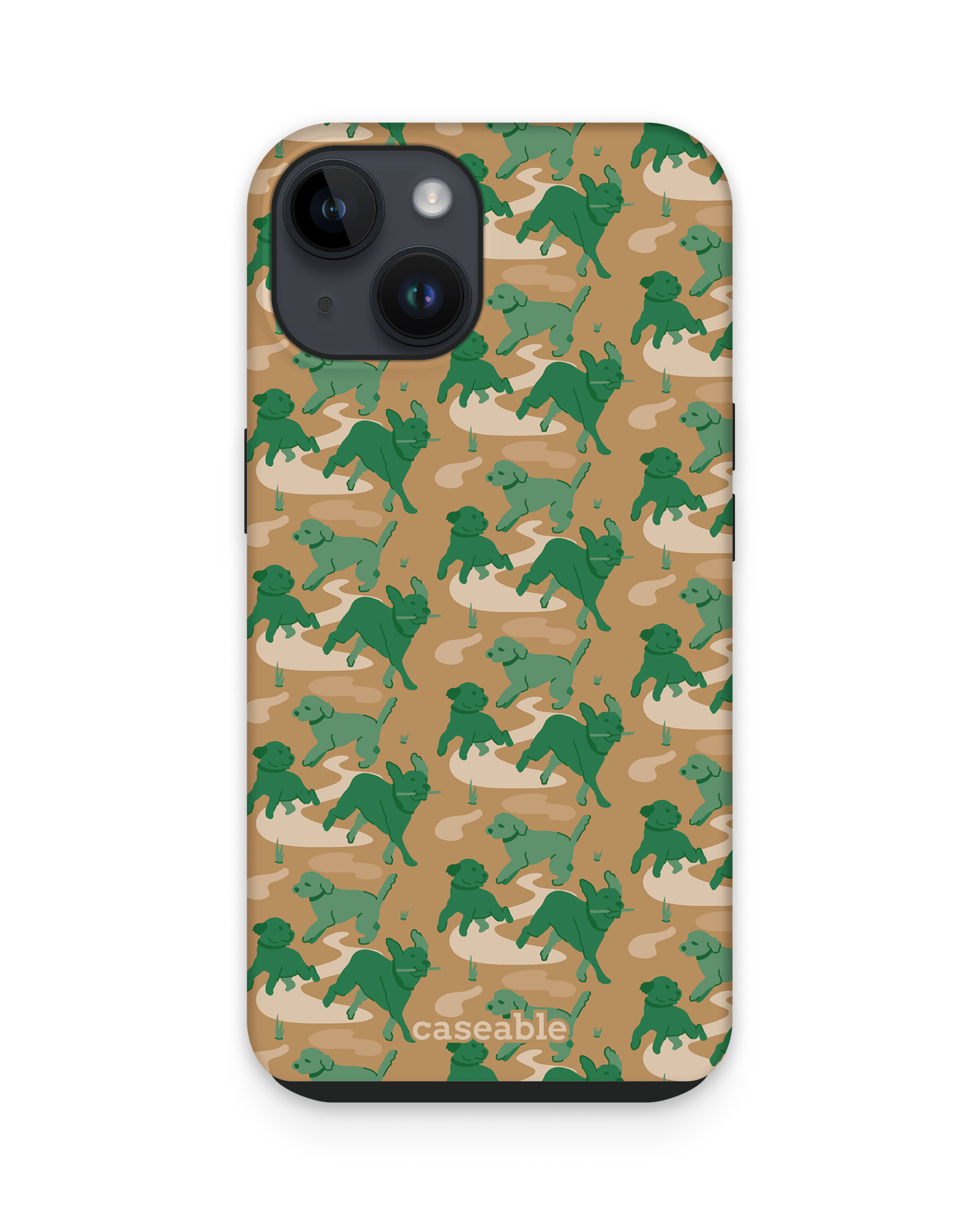 Dog Camo Premium Phone Case Apple iPhone 14