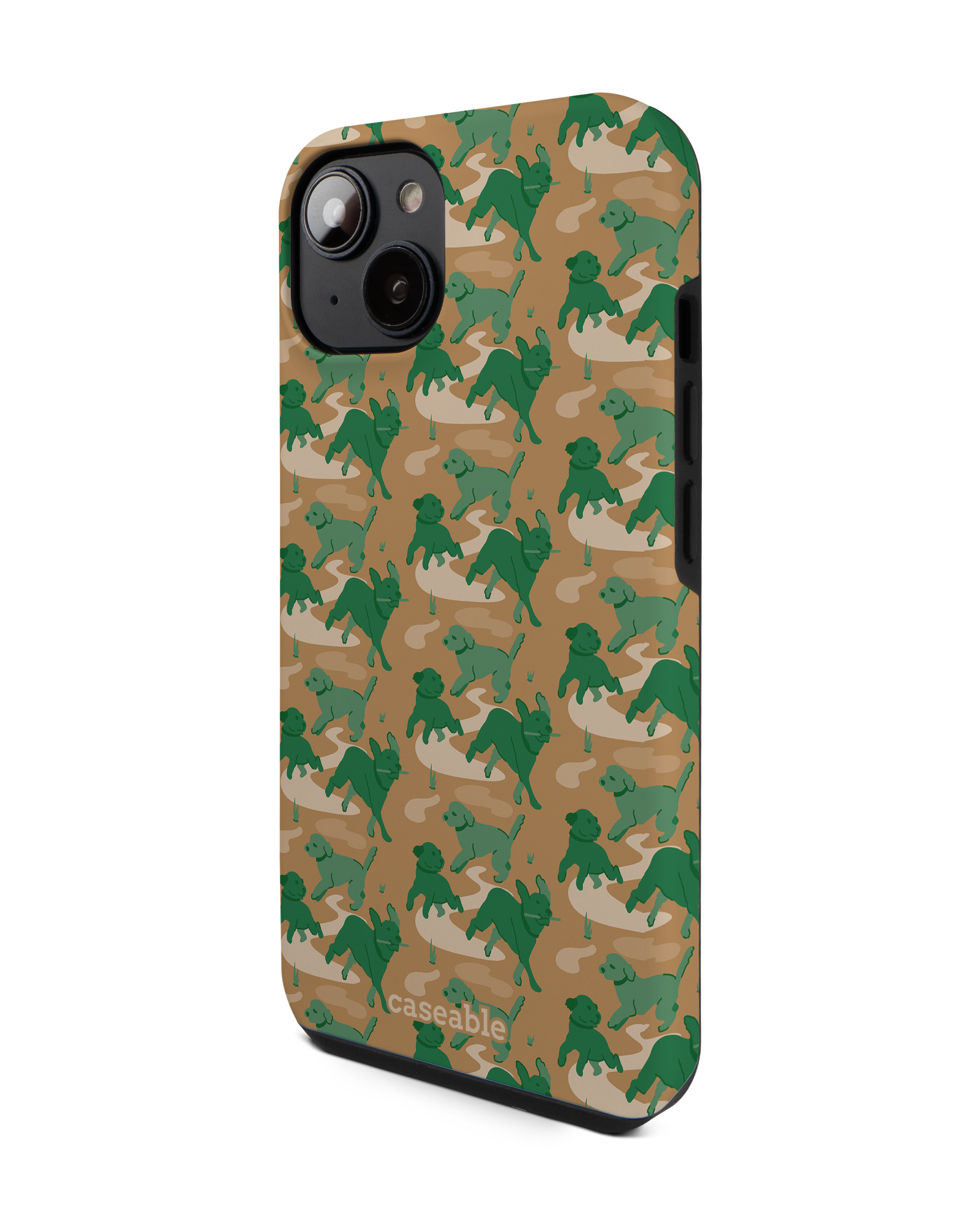 Dog Camo Premium Phone Case Apple iPhone 14