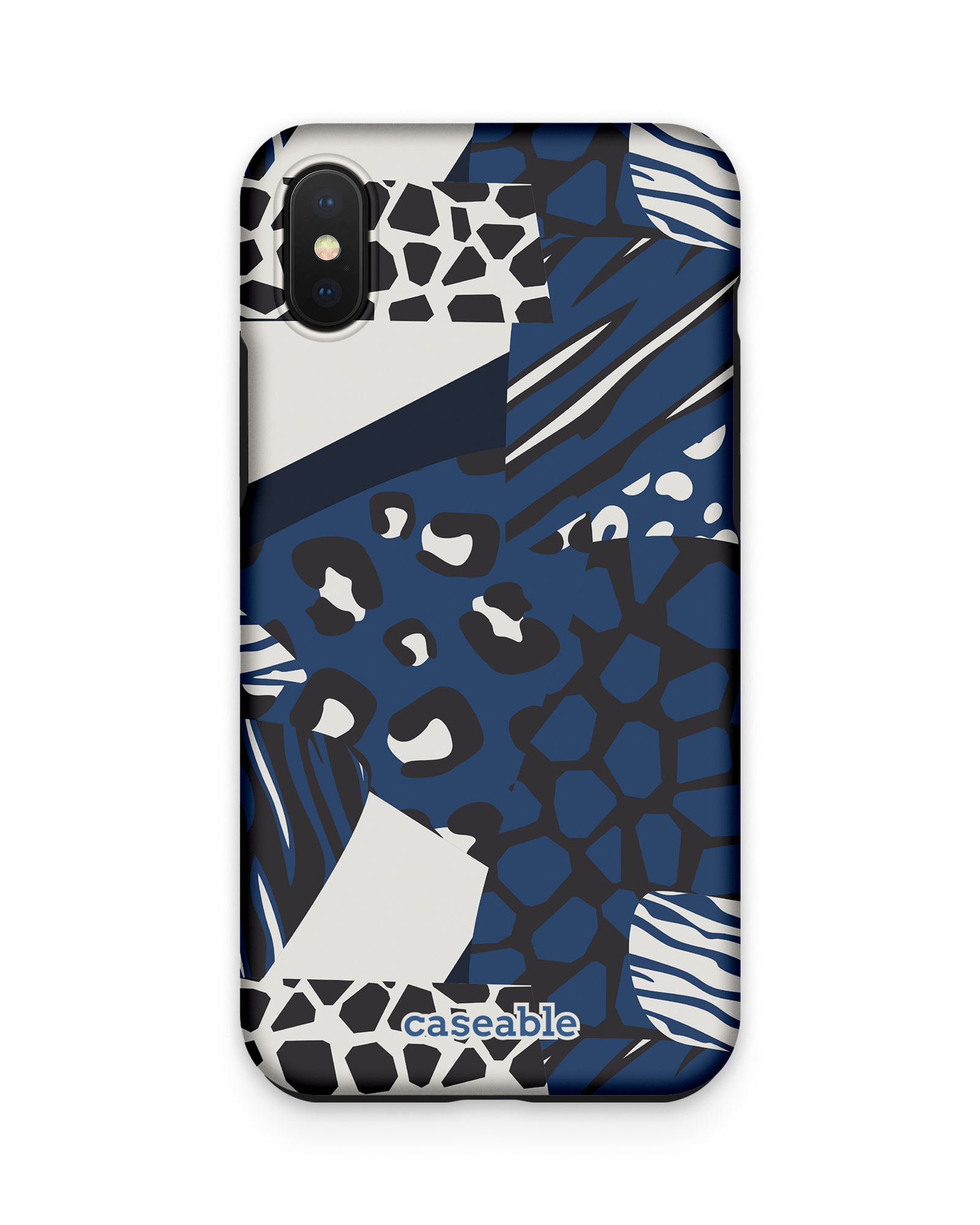 Animal Print Patchwork Premium Phone Case Apple iPhone XS Max