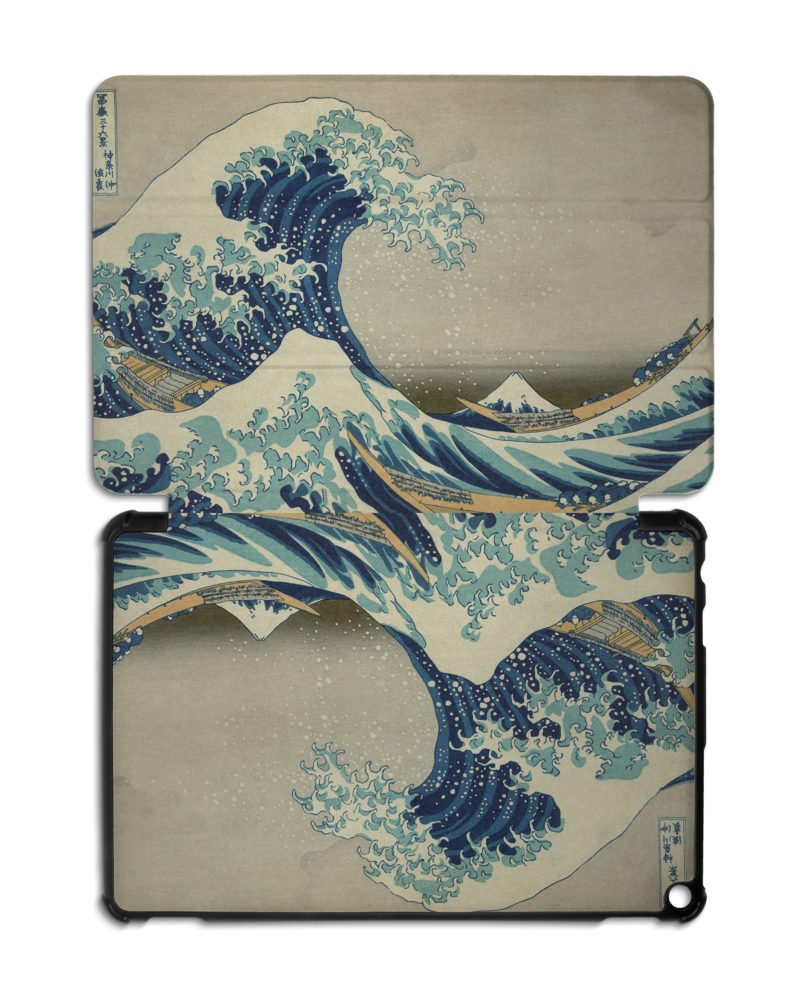 Great Wave Off Kanagawa By Hokusai Tablet Smart Case Amazon Fire HD 10 (2021)