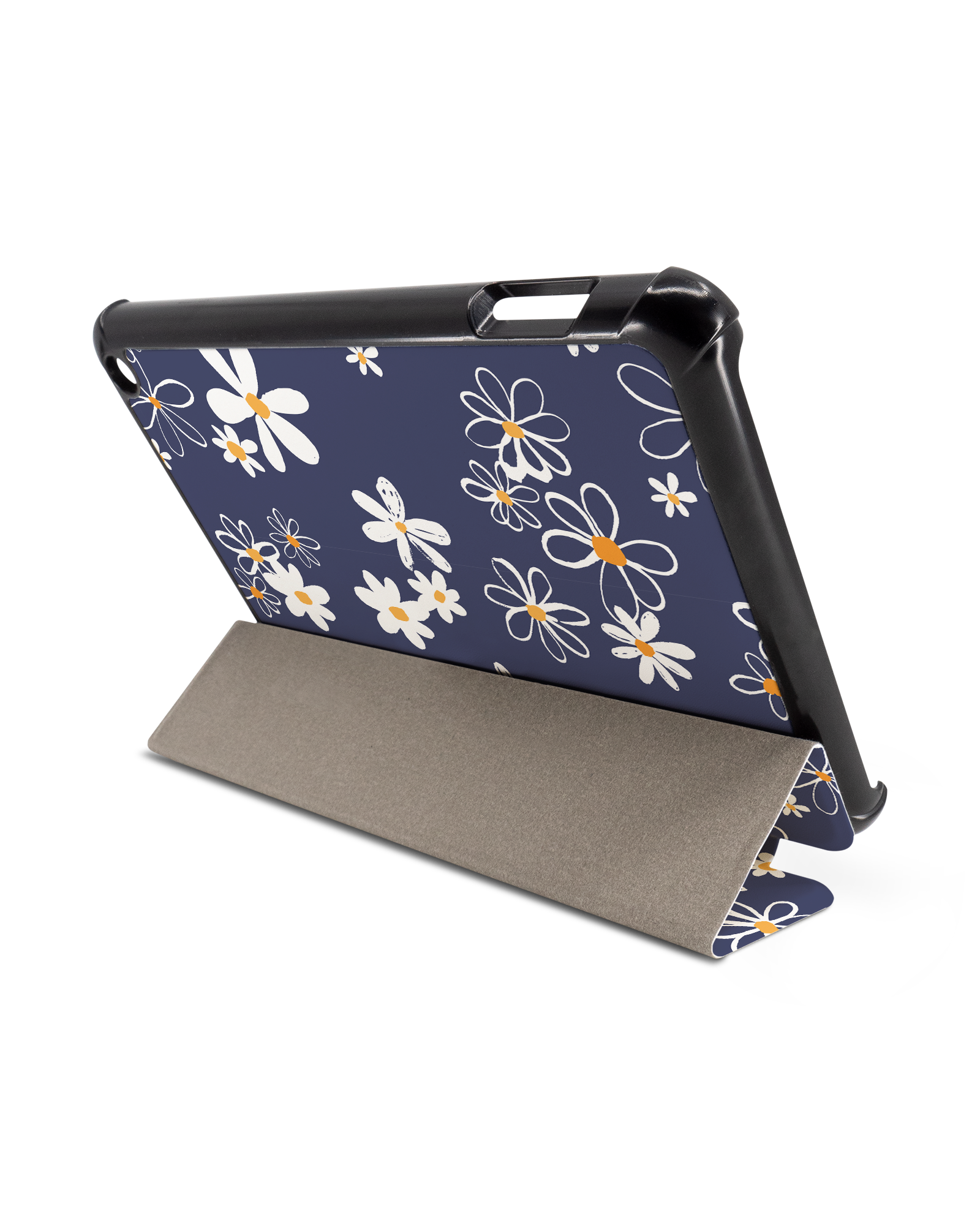 Navy Daisies Tablet Smart Case Amazon Fire 7 (2022)