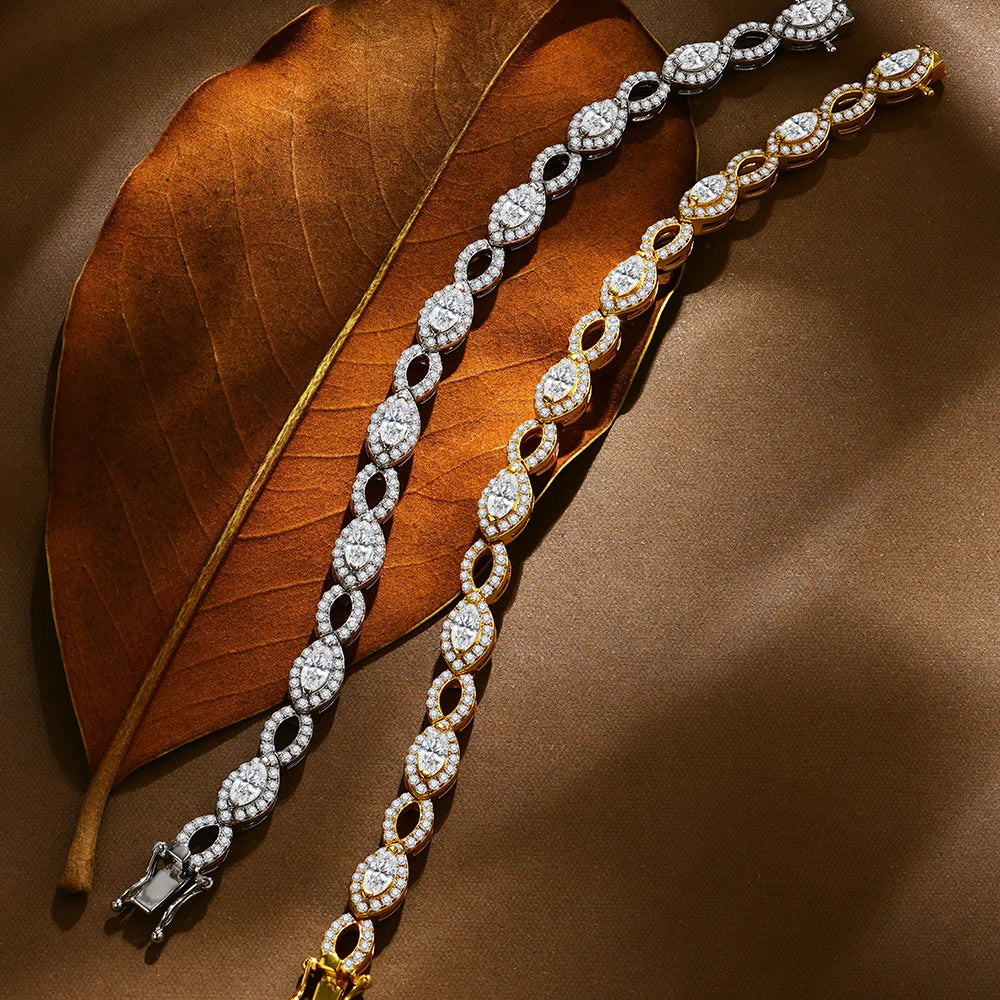 Moissanite Tennis Bracelet. Fine Moissanite Jewelry