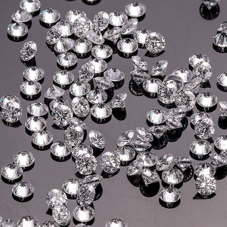 Genuine Lab-Grown Diamond. 0.8mm to 8mm. D VVS 3 EX.