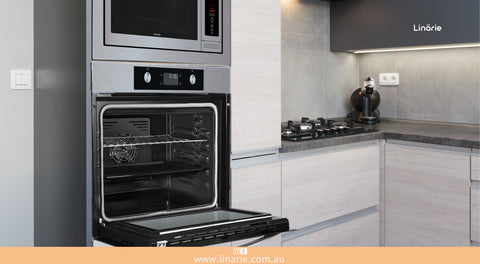 Linärie Appliances | Bordeaux 70L Electric Built-in Pyrolytic Self-Cleaning Oven LABO71MPX | 60cm Built-In Oven
