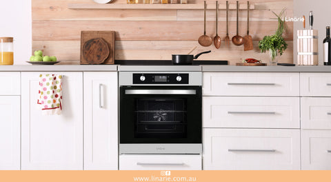 Linärie Appliances | Bordeaux 70L Electric Built-in Pyrolytic Self-Cleaning Oven LABO71MPX | 60cm Built-In Oven