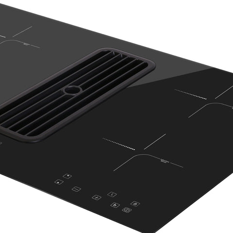 Linarie Appliances | Lyon • RF90I4FHOOD | Best Induction Cooktop with Integrated Air Extraction System for Island Kitchens in 2023