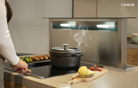Linarie Appliances | Best Downdraft Rangehood for Island Kitchens in 2023 | Marseille RAHP6X & RAHP9X