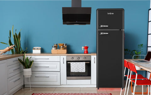 Linärie Appliances Valloire Retro Top Freezer Refrigerator: A Complete Buying Guide | • Black LK200DDBLACK • Green LK200DDGREEN • Blue LK200DDBLUE • Pink LK200DDPINK • Red LK200DDRED