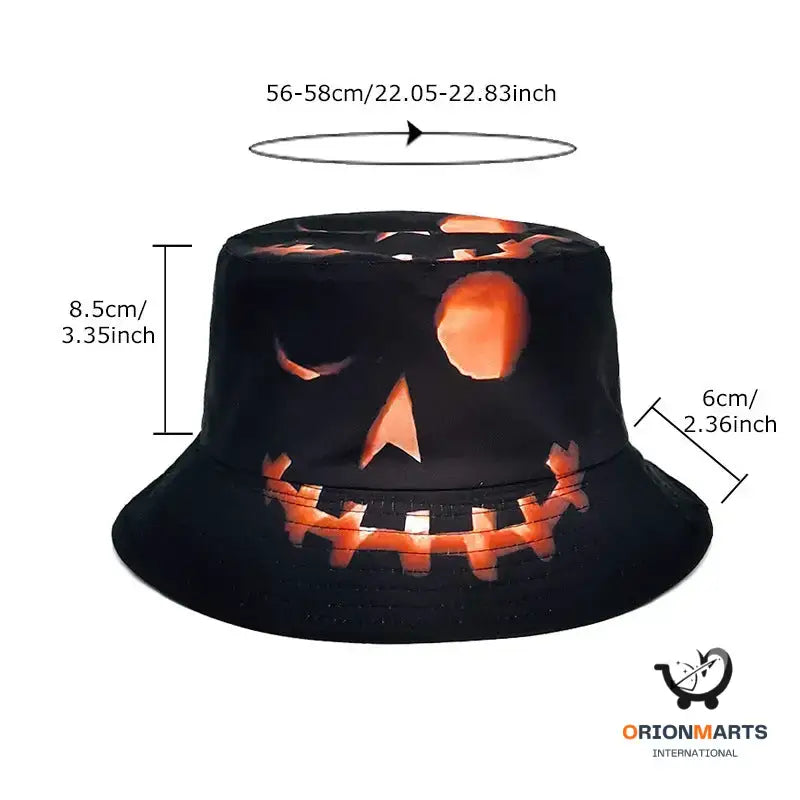 Cartoon Pumpkin Fisherman Hat