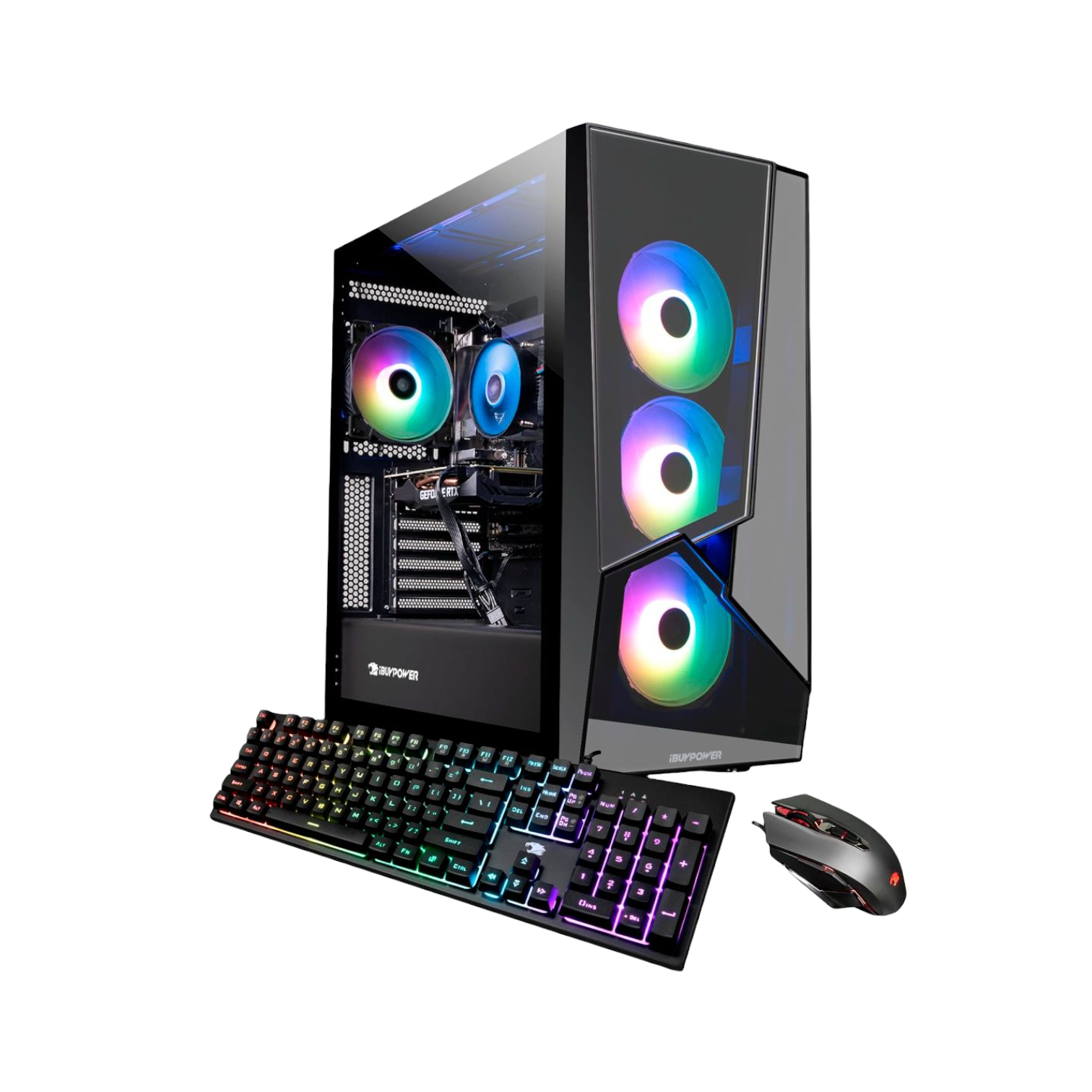 iBUYPOWER - Slate MR Gaming Desktop - Intel i3-10100F - 8GB Memory - NVIDIA GeForce GTX 1650 4GB - 480GB SSD