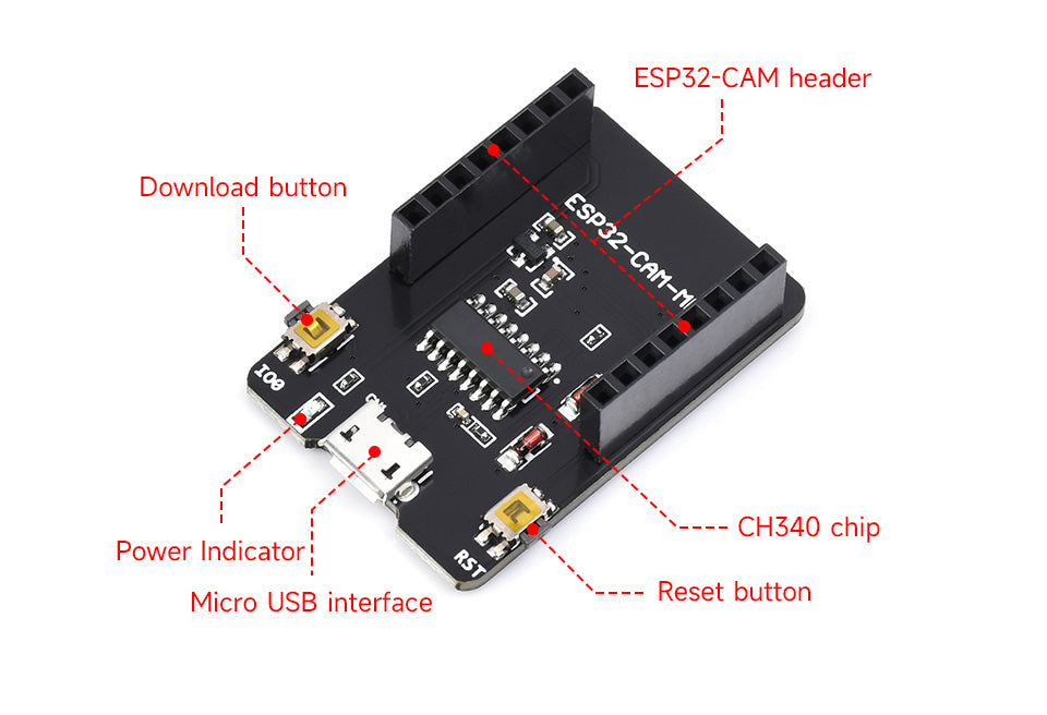 Adaptador ESP32-CAM-MB