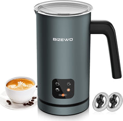 BIZEWO F2 Stainless Steel Milk Steamer for Latte