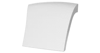 A sleek, white, wall-mounted Empava Wi-Fi access point with a curved front panel and a textured surface. The simple, modern design has no visible branding or buttons.