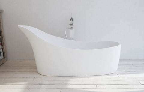 Curved freestanding bathtubs